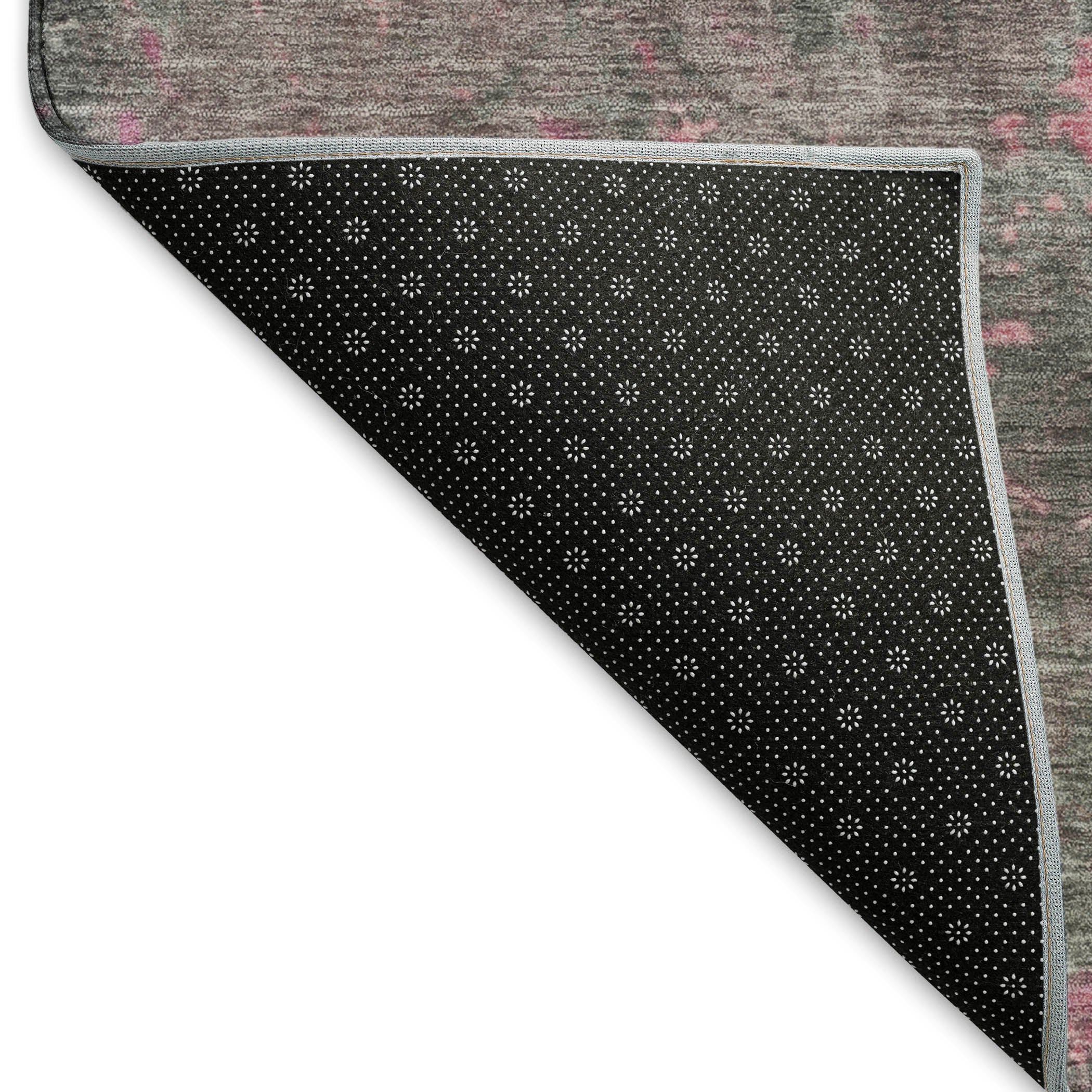 Chiang Mai Machine Washable Transitional Blush Pink Rug 1'8" x 2'6" #shape_Rectangle