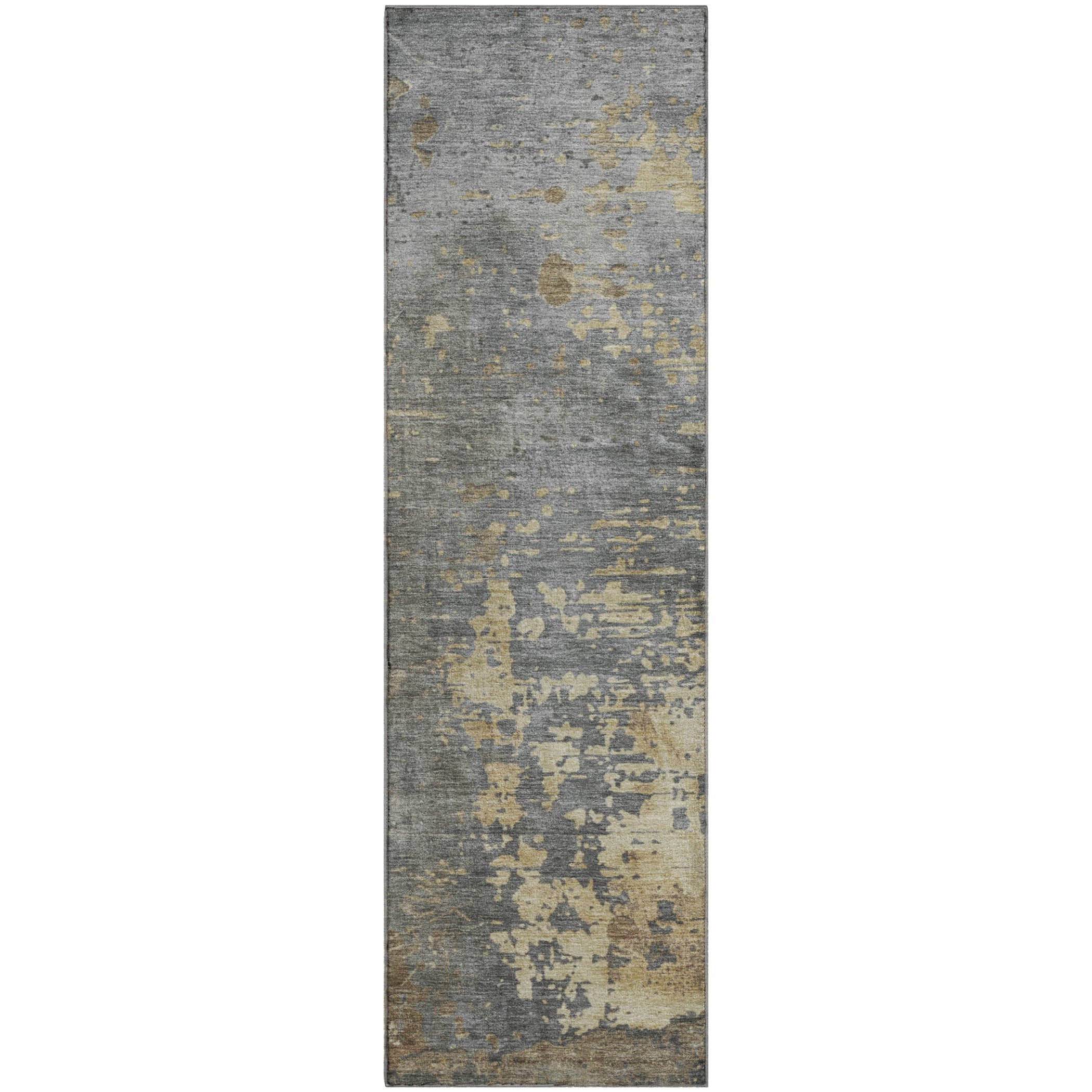 Chiang Mai Machine Washable Transitional Taupe Brown Rug 2'3" x 7'6" #shape_Runner