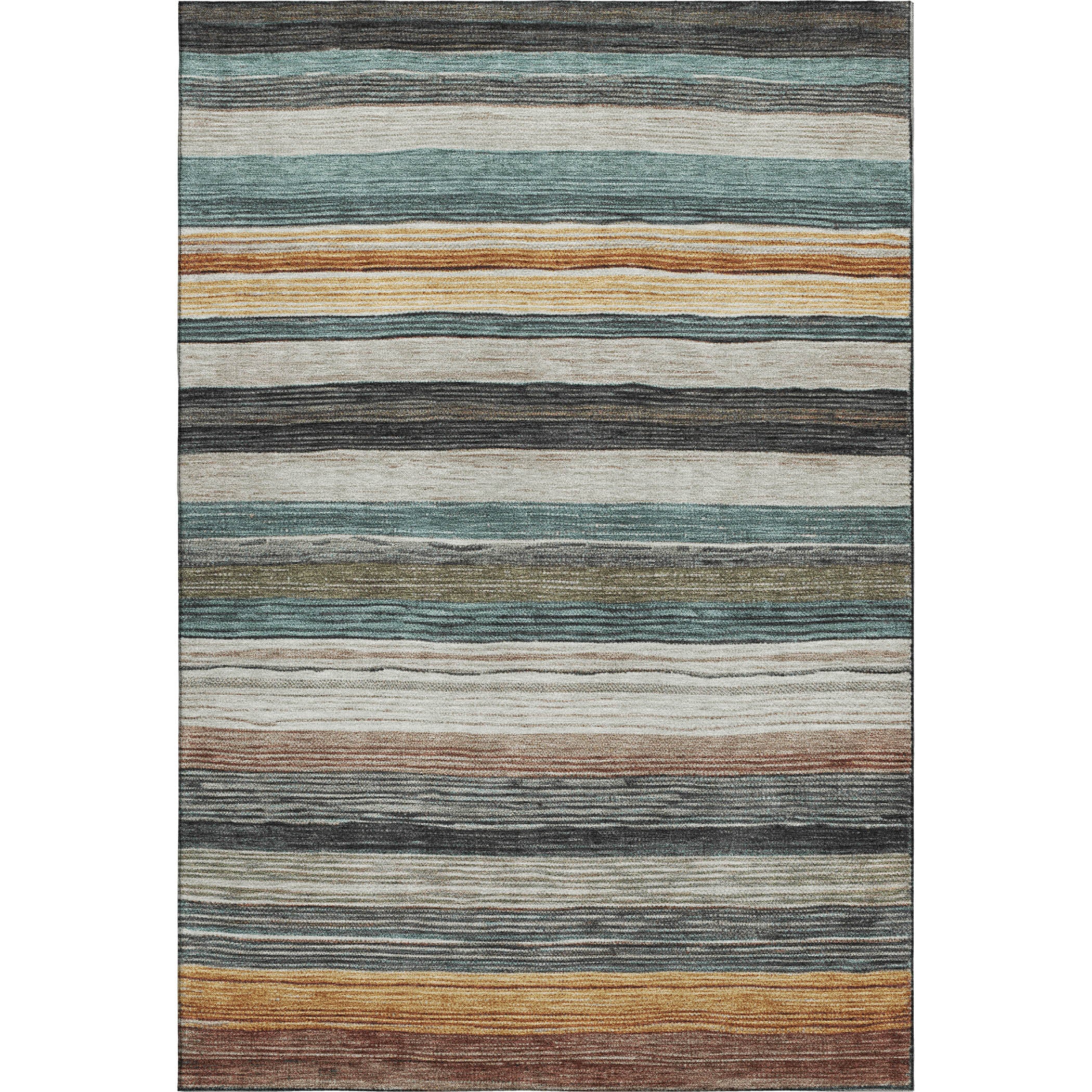 Baku Machine Washable Transitional Beige Brown Rug 2'6" x 3'10" #shape_Rectangle