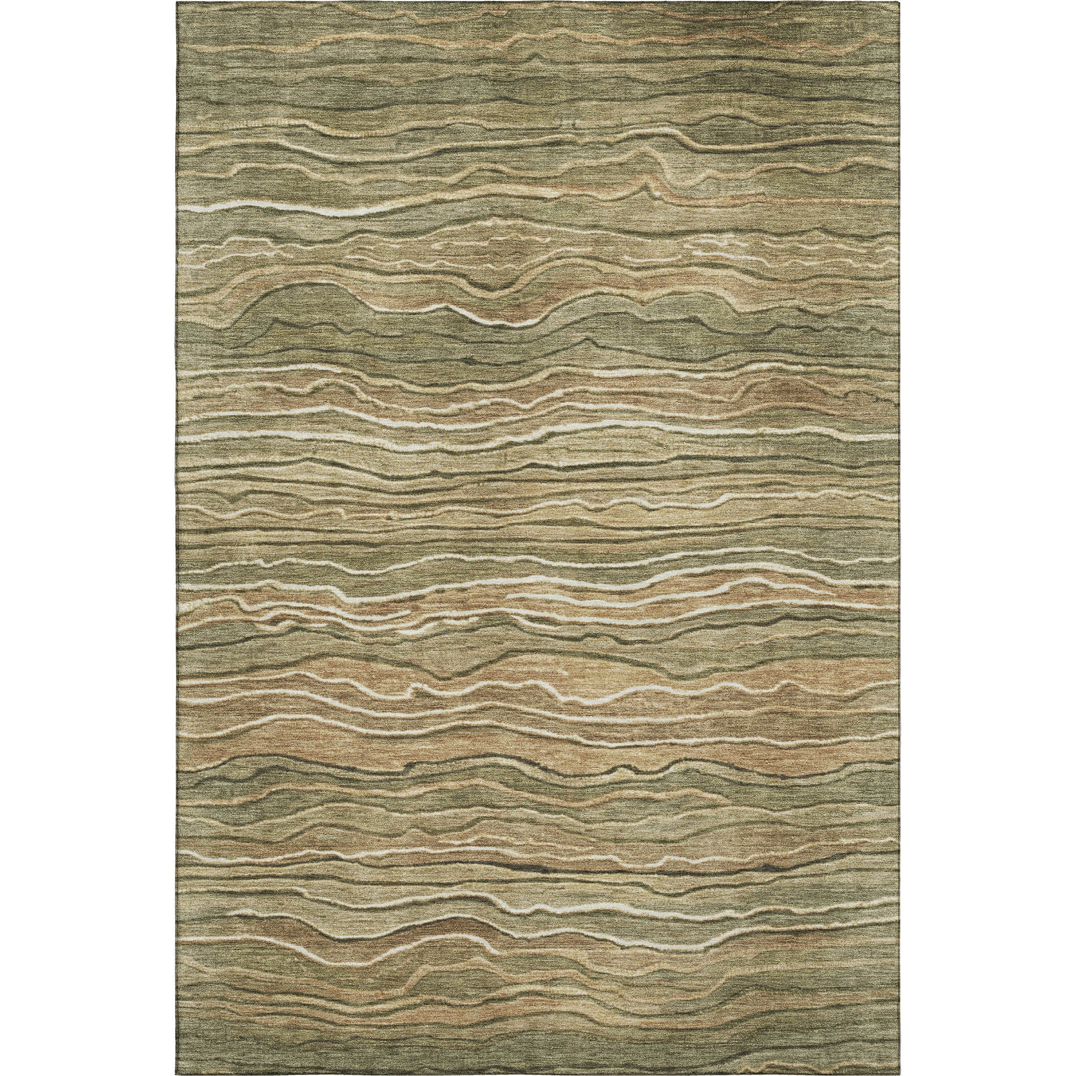 Lisbon Machine Washable Transitional Fern Green Rug 2'6" x 3'10" #shape_Rectangle