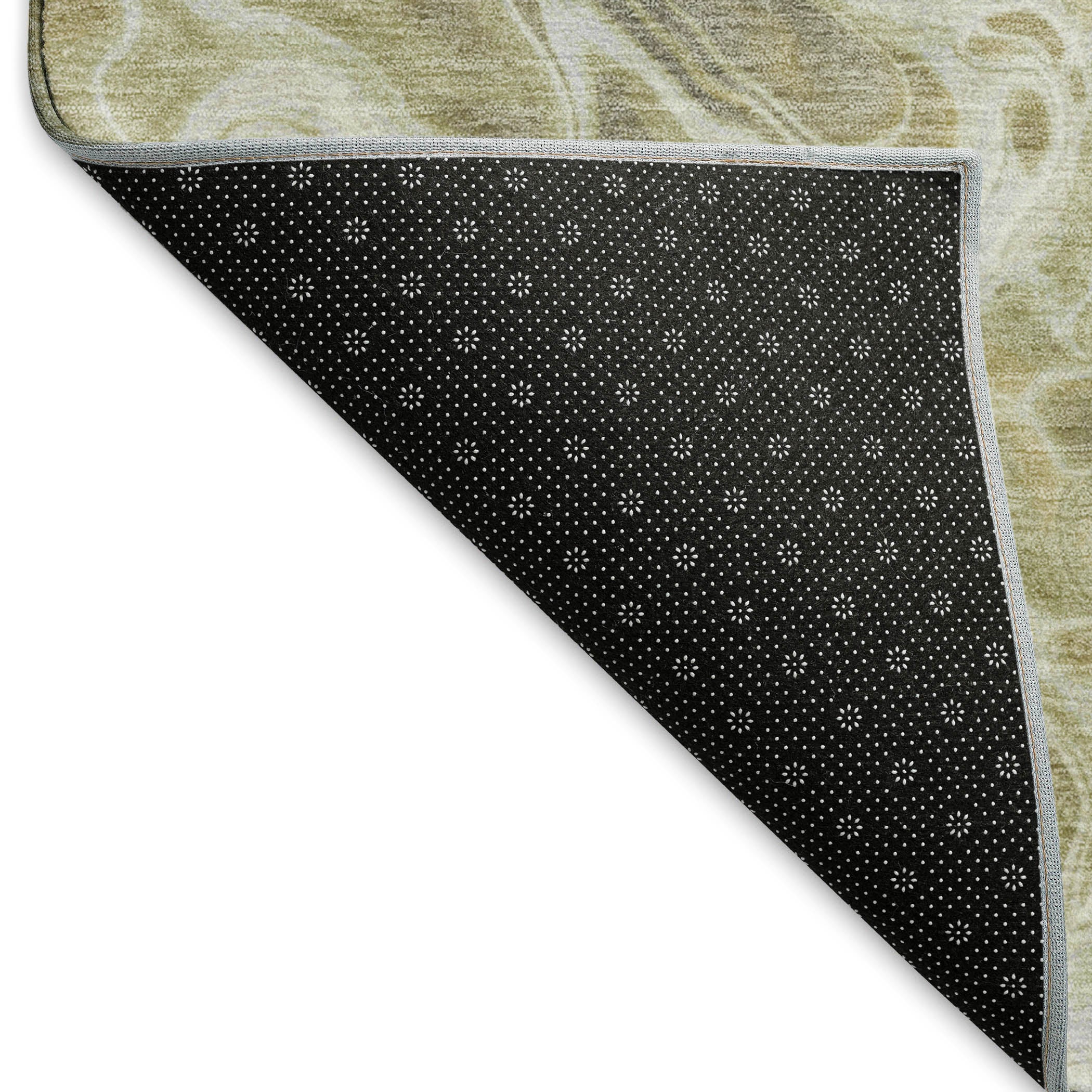 Bruges Machine Washable Transitional Gold Rug 1'8" x 2'6" #shape_Rectangle