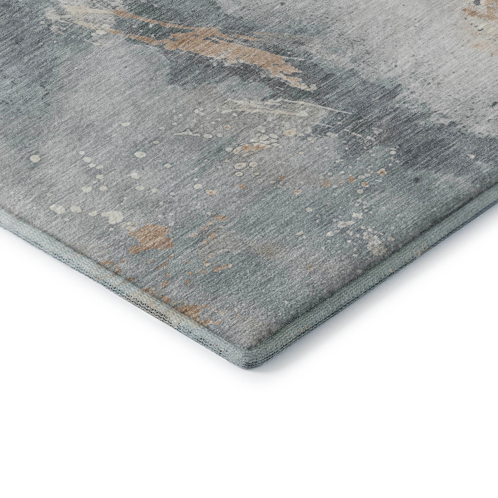 Reykjavik Machine Washable Transitional Gray Rug 1'8" x 2'6" #shape_Rectangle