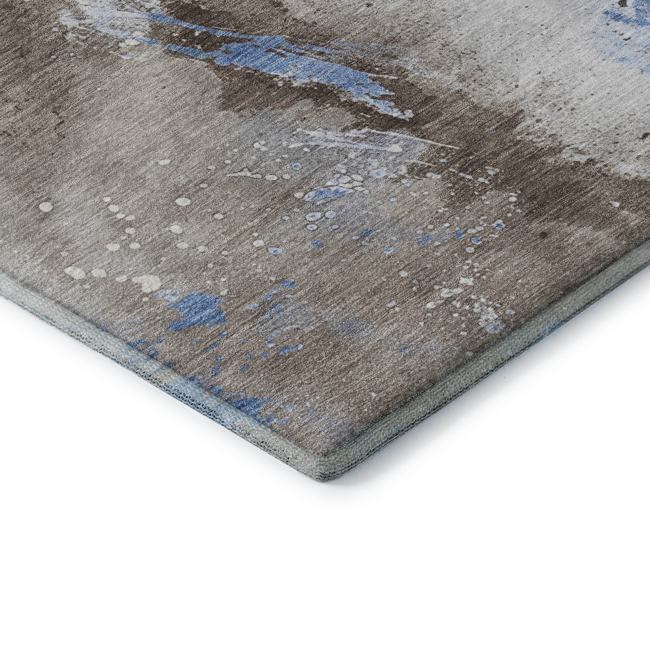 Reykjavik Machine Washable Transitional Taupe Brown Rug 1'8" x 2'6" #shape_Rectangle