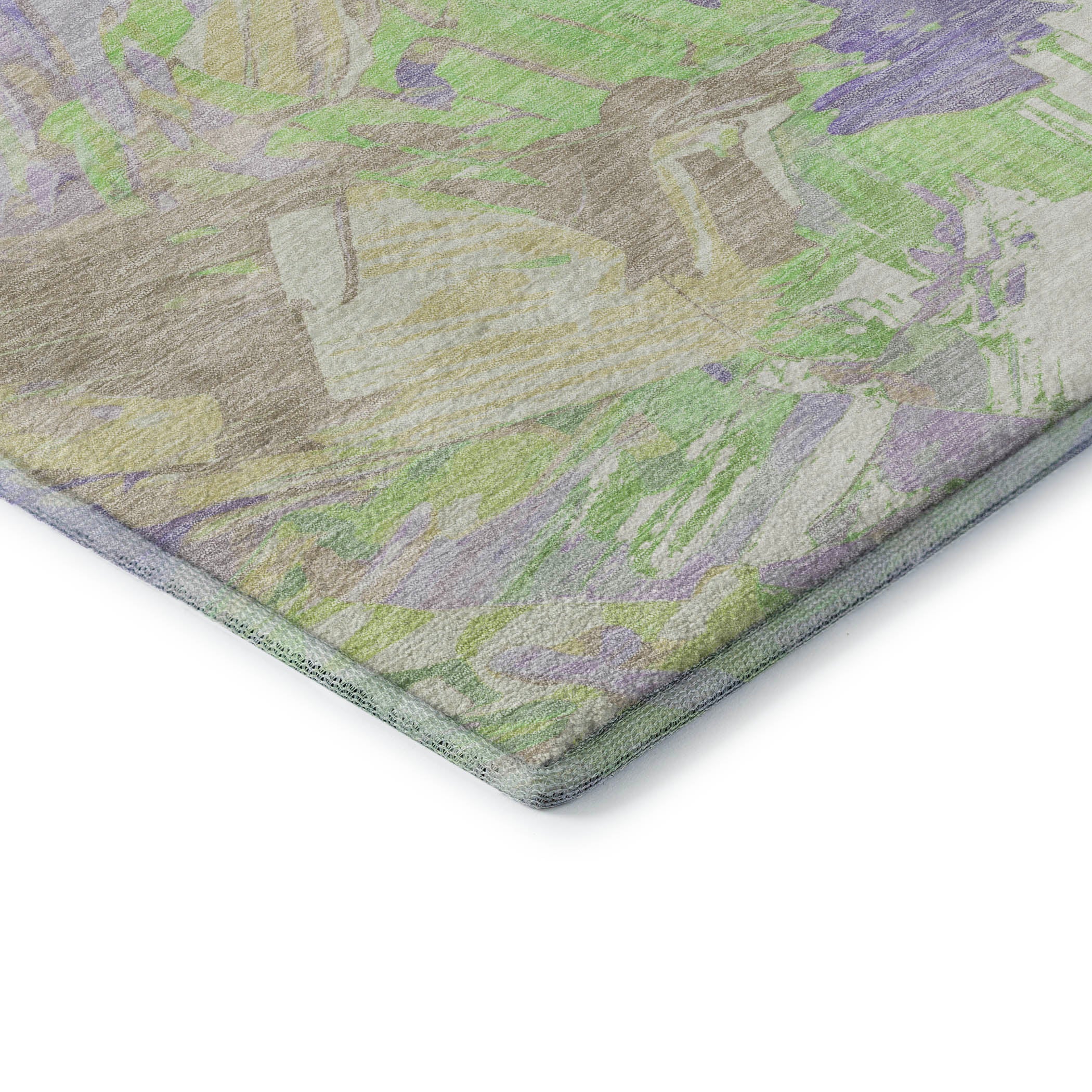 Havana Machine Washable Transitional Lavender Purple Rug 1'8" x 2'6" #shape_Rectangle