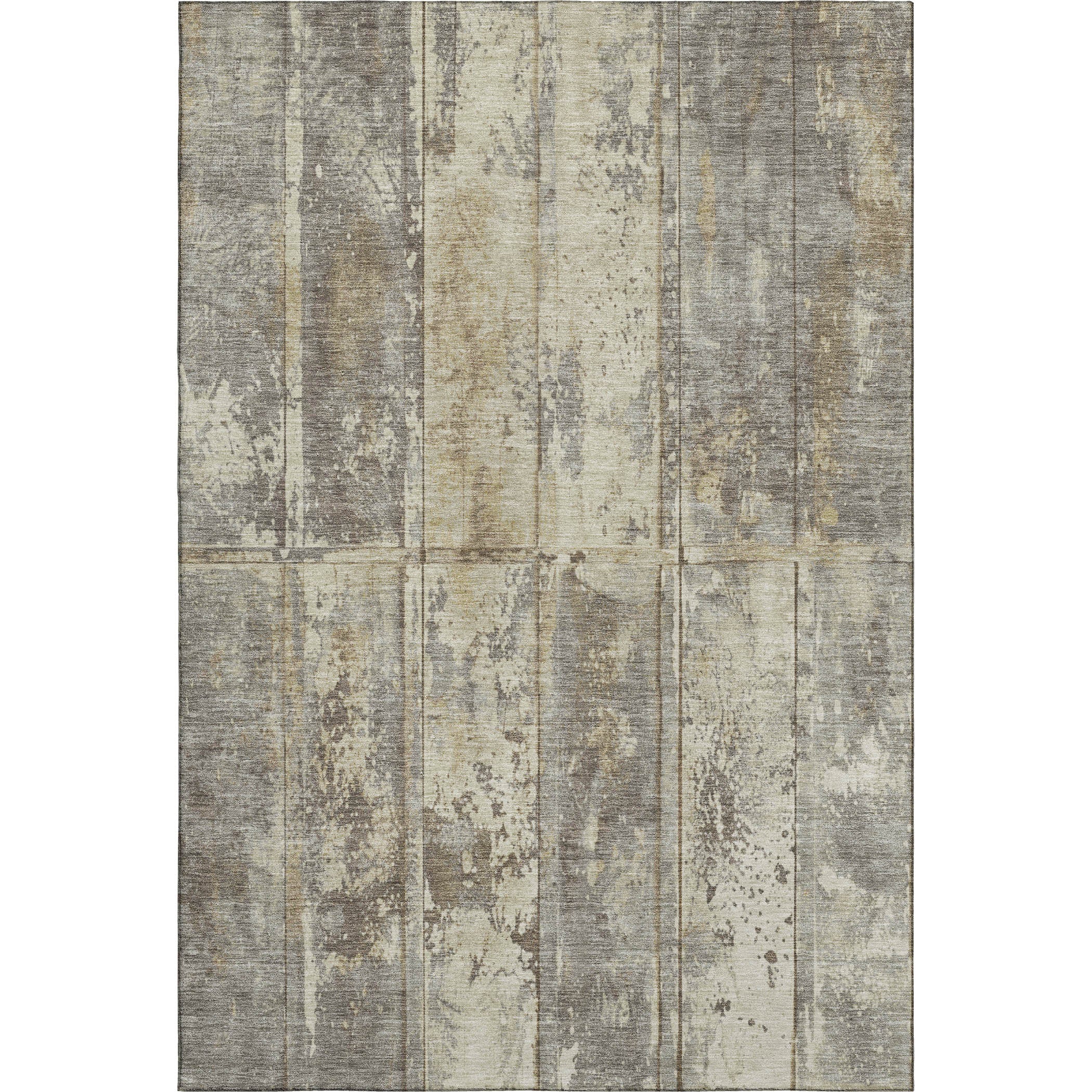Athens Machine Washable Transitional Beige Brown Rug 2'6" x 3'10" #shape_Rectangle