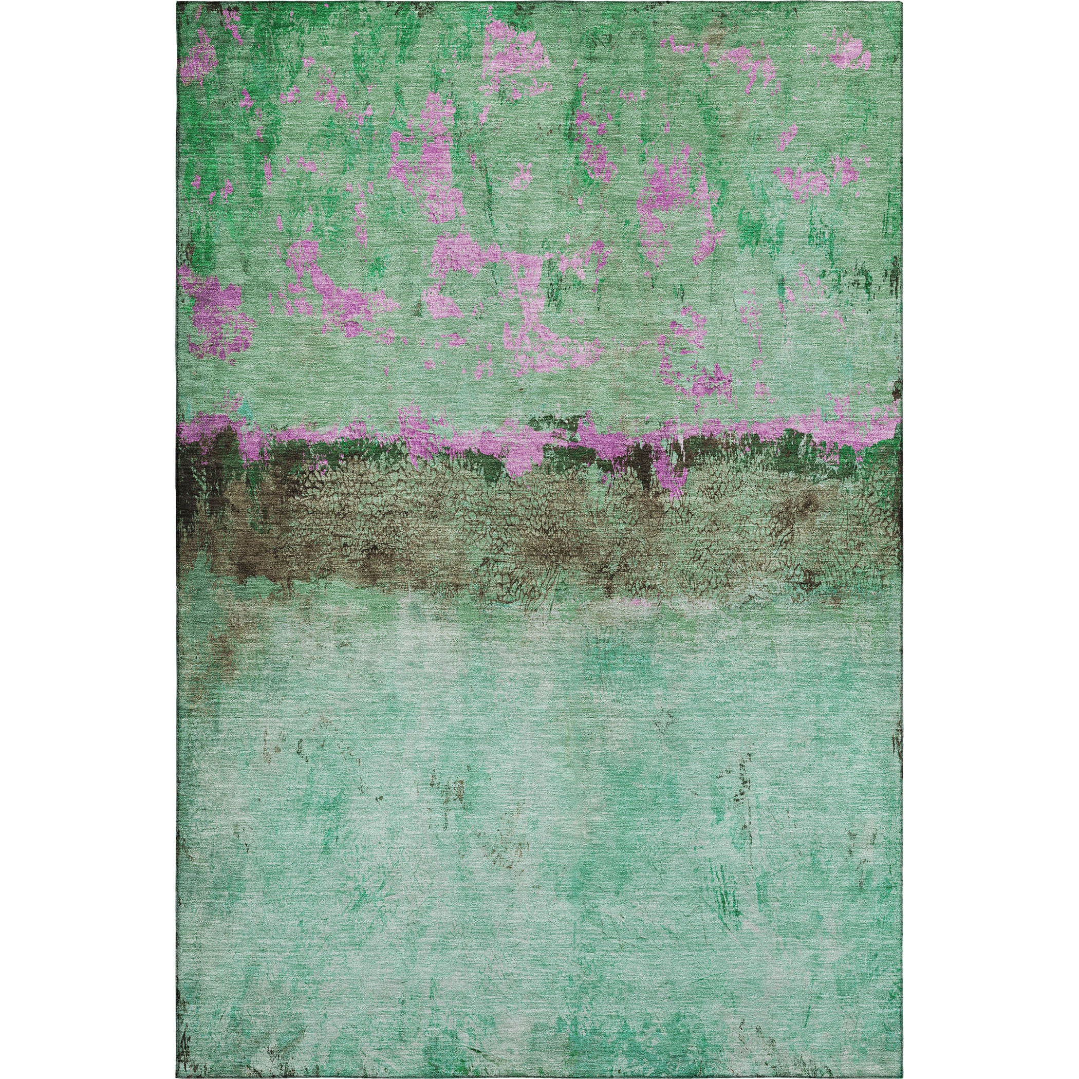 Jaipur Machine Washable Transitional Green Rug 2'6" x 3'10" #shape_Rectangle