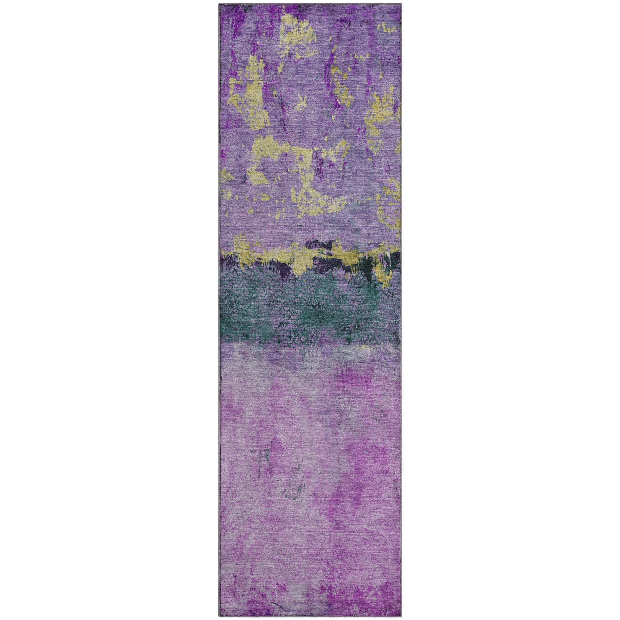 Jaipur Machine Washable Transitional Plum Purple Rug 2'3" x 7'6" #shape_Runner