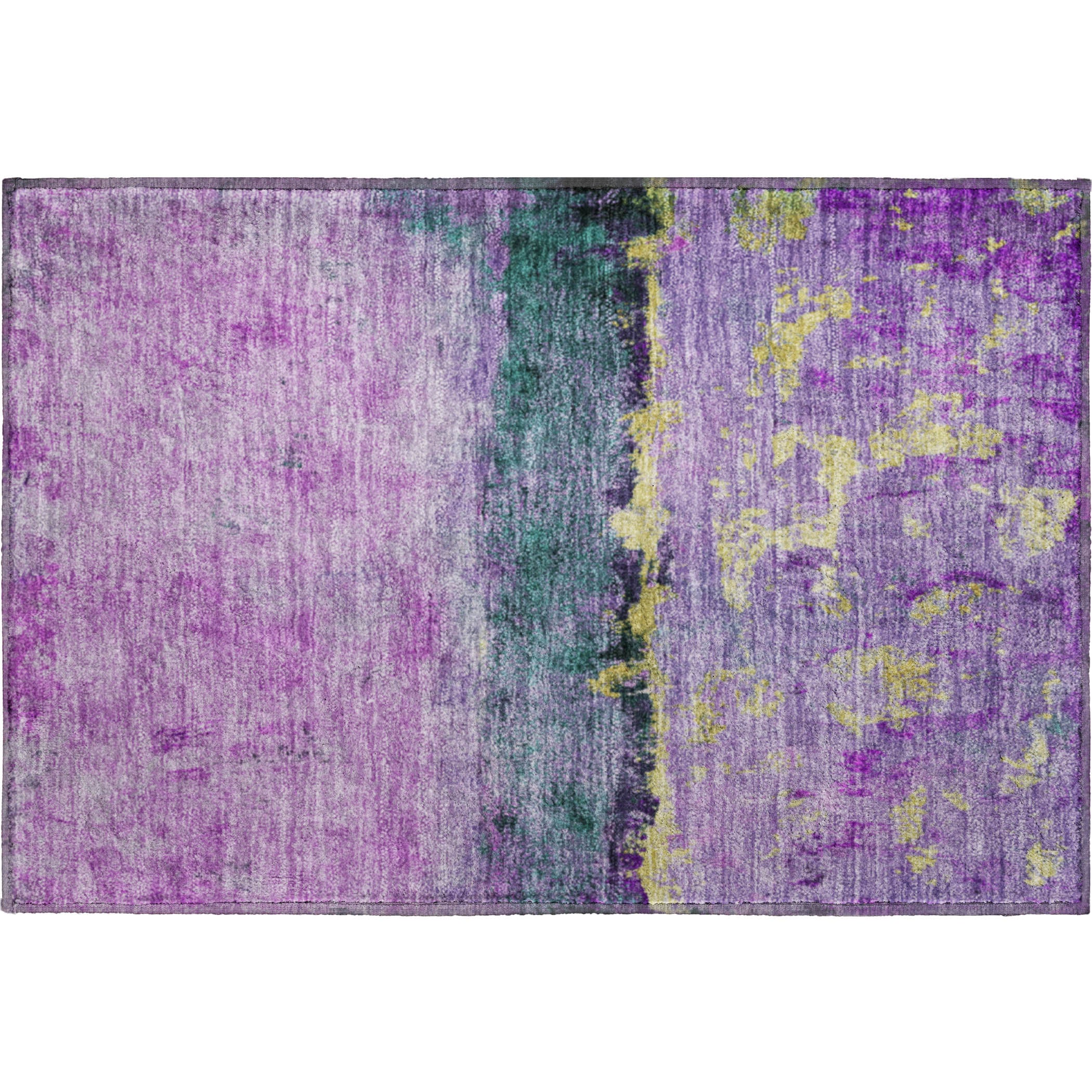 Jaipur Machine Washable Transitional Plum Purple Rug 1'8" x 2'6" #shape_Rectangle