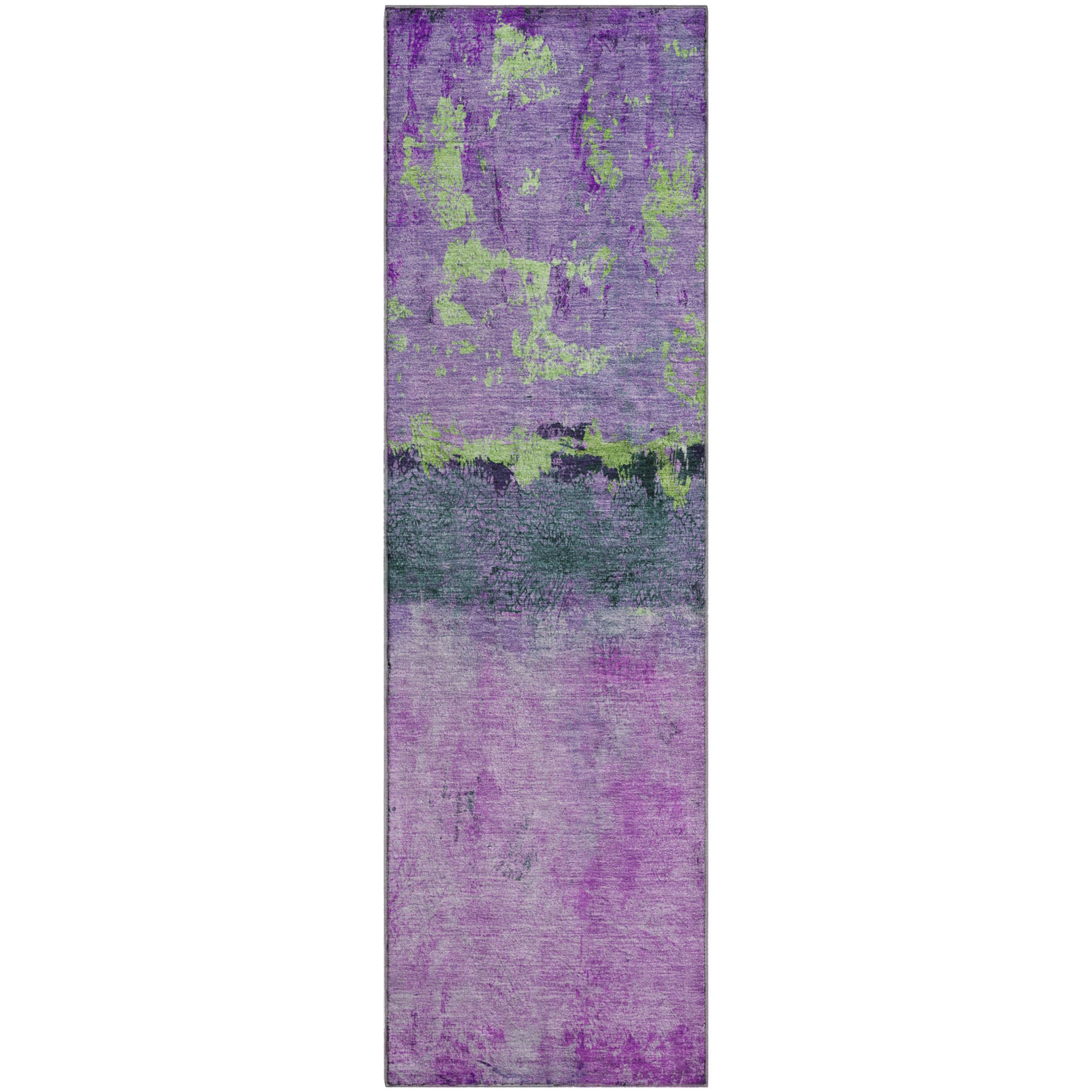 Jaipur Machine Washable Transitional Purple Rug 2'3" x 7'6" #shape_Runner
