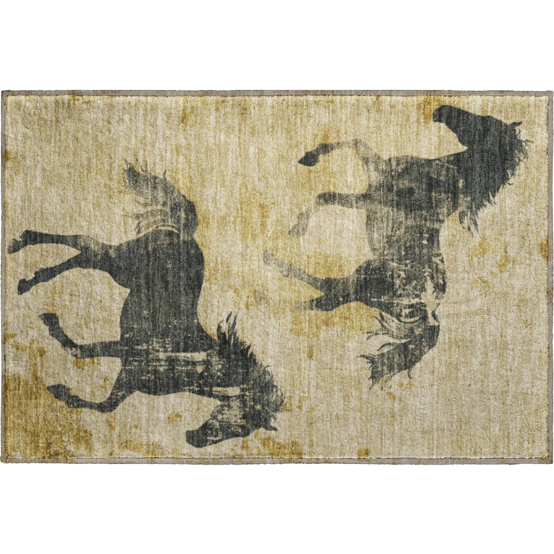 Lucerne Machine Washable Transitional Gold Rug 1'8" x 2'6" #shape_Rectangle