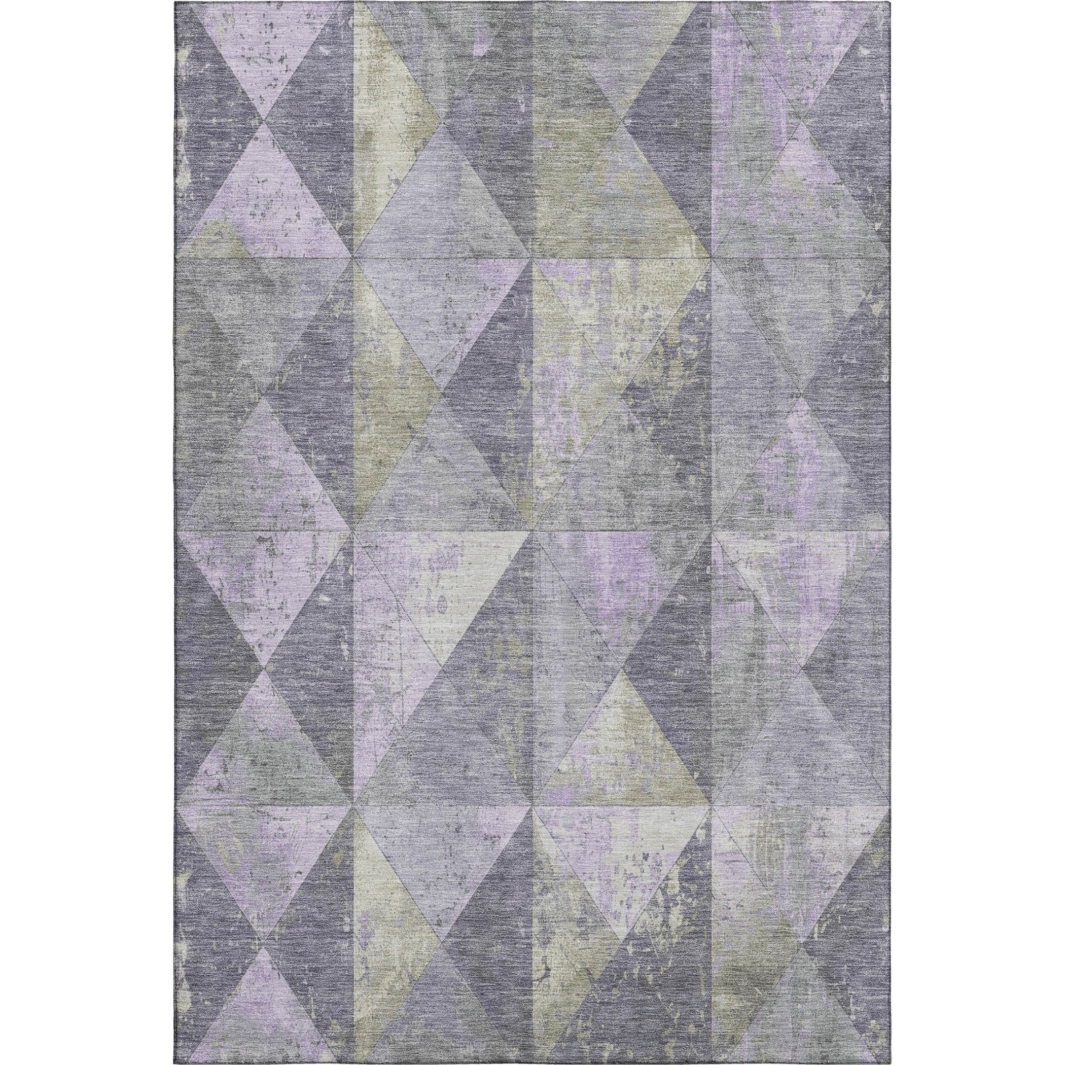 Havana Machine Washable Transitional Lavender Purple Rug 2'6" x 3'10" #shape_Rectangle