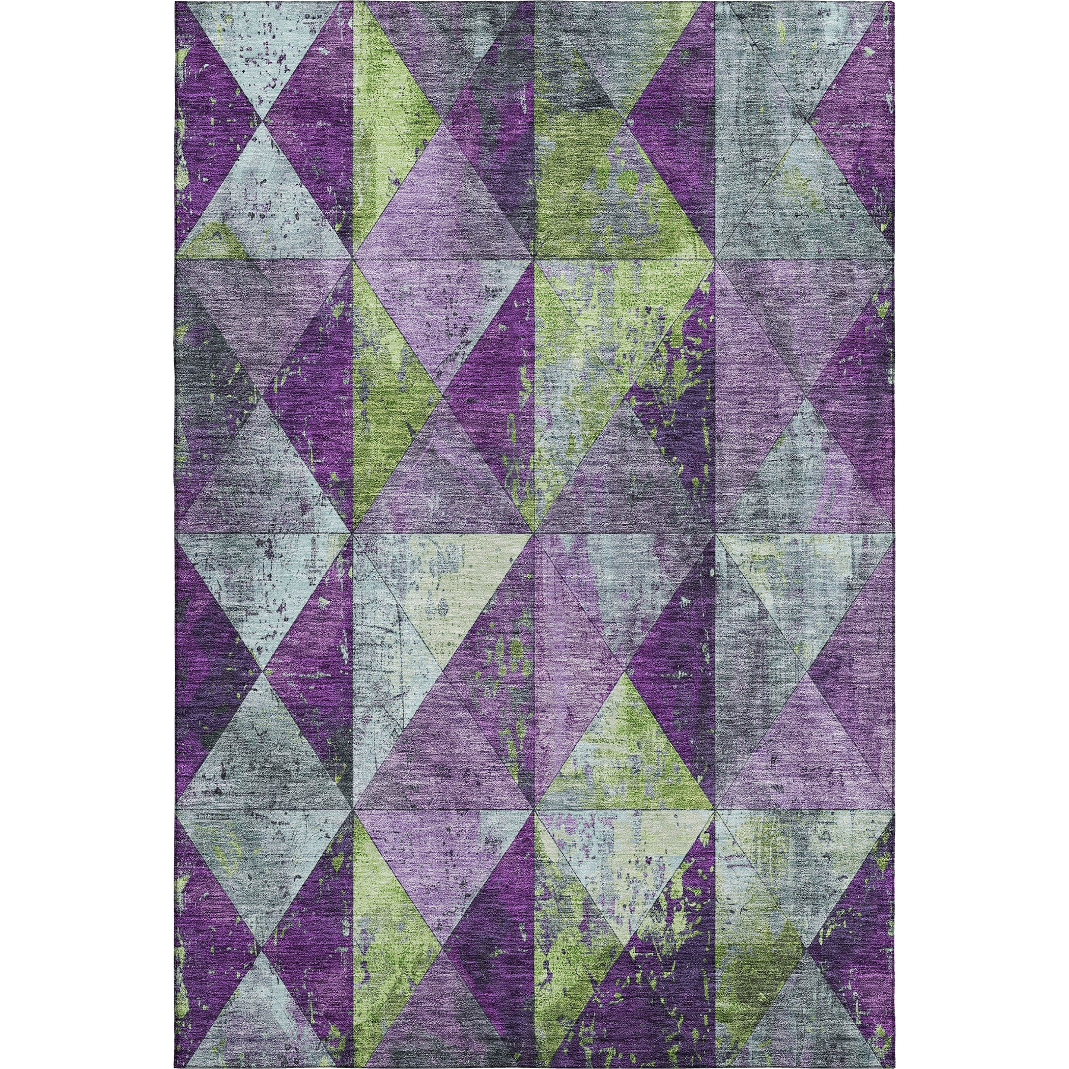 Havana Machine Washable Transitional Purple Rug 2'6" x 3'10" #shape_Rectangle