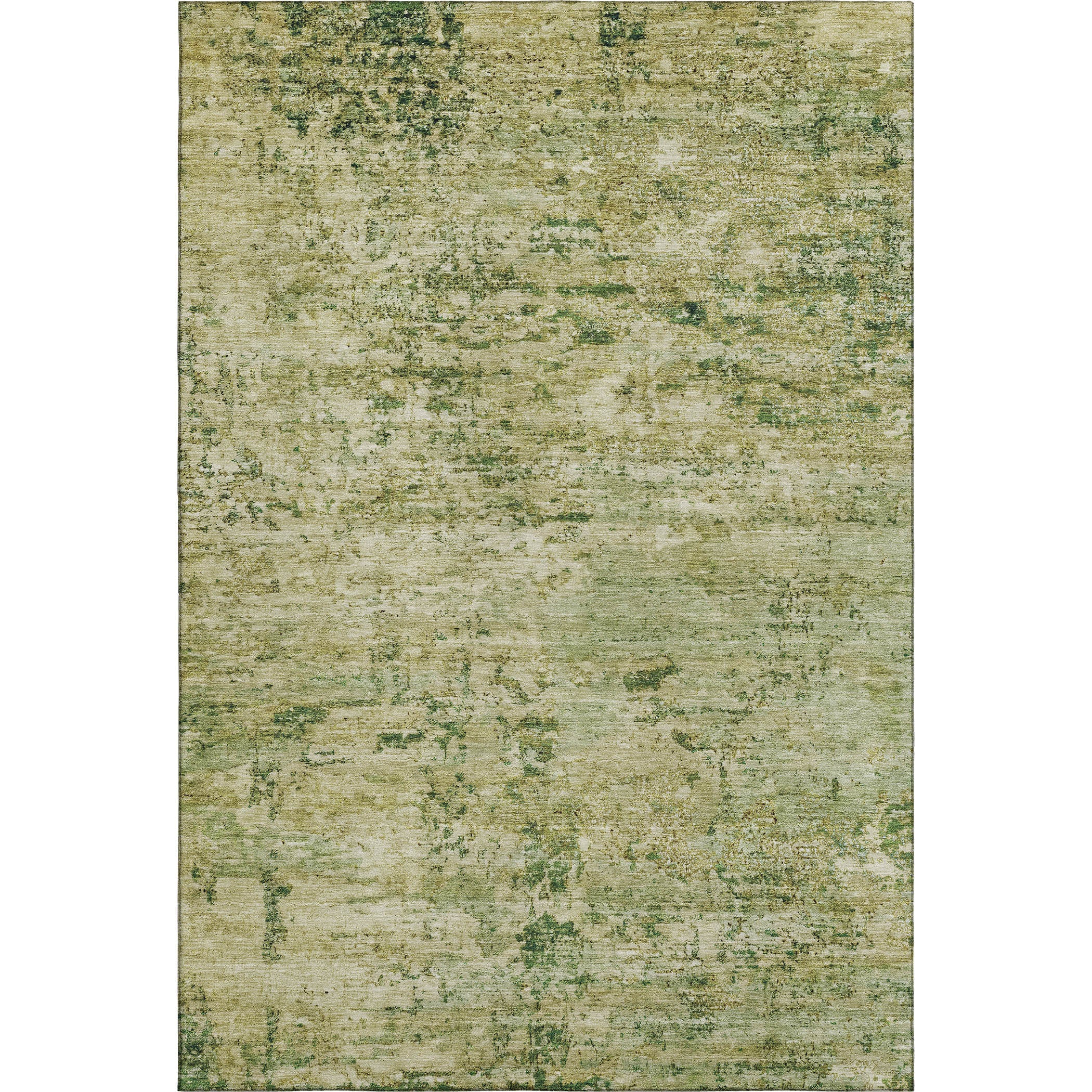 Queenstown Machine Washable Transitional Fern Green Rug 2'6" x 3'10" #shape_Rectangle