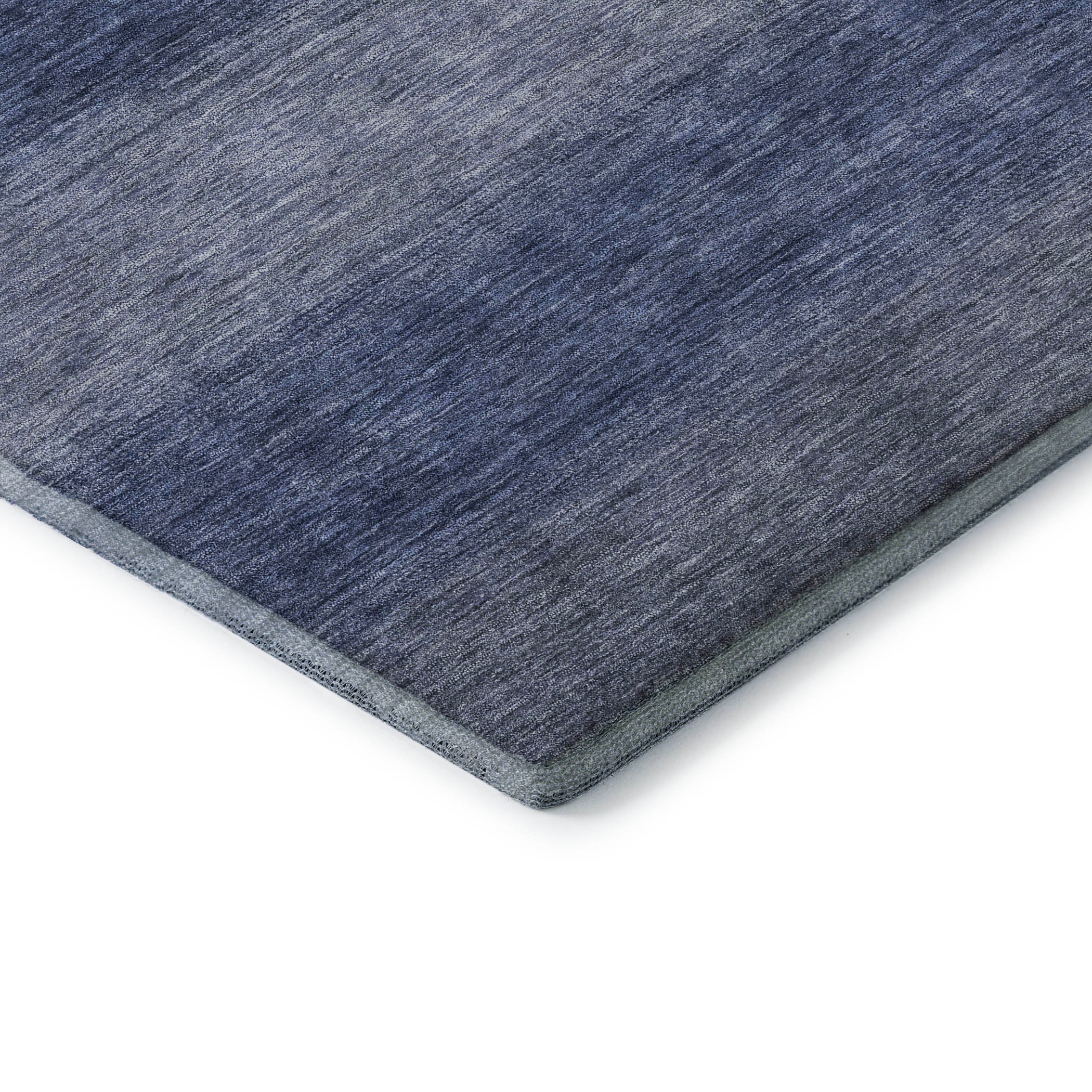 Sintra Machine Washable Transitional Blue Rug 1'8" x 2'6" #shape_Rectangle