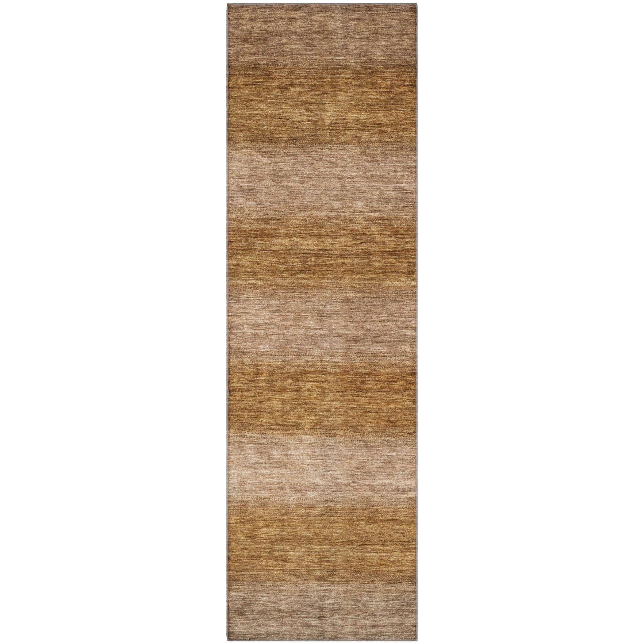 Sintra Machine Washable Transitional Brown Rug 2'3" x 7'6" #shape_Runner