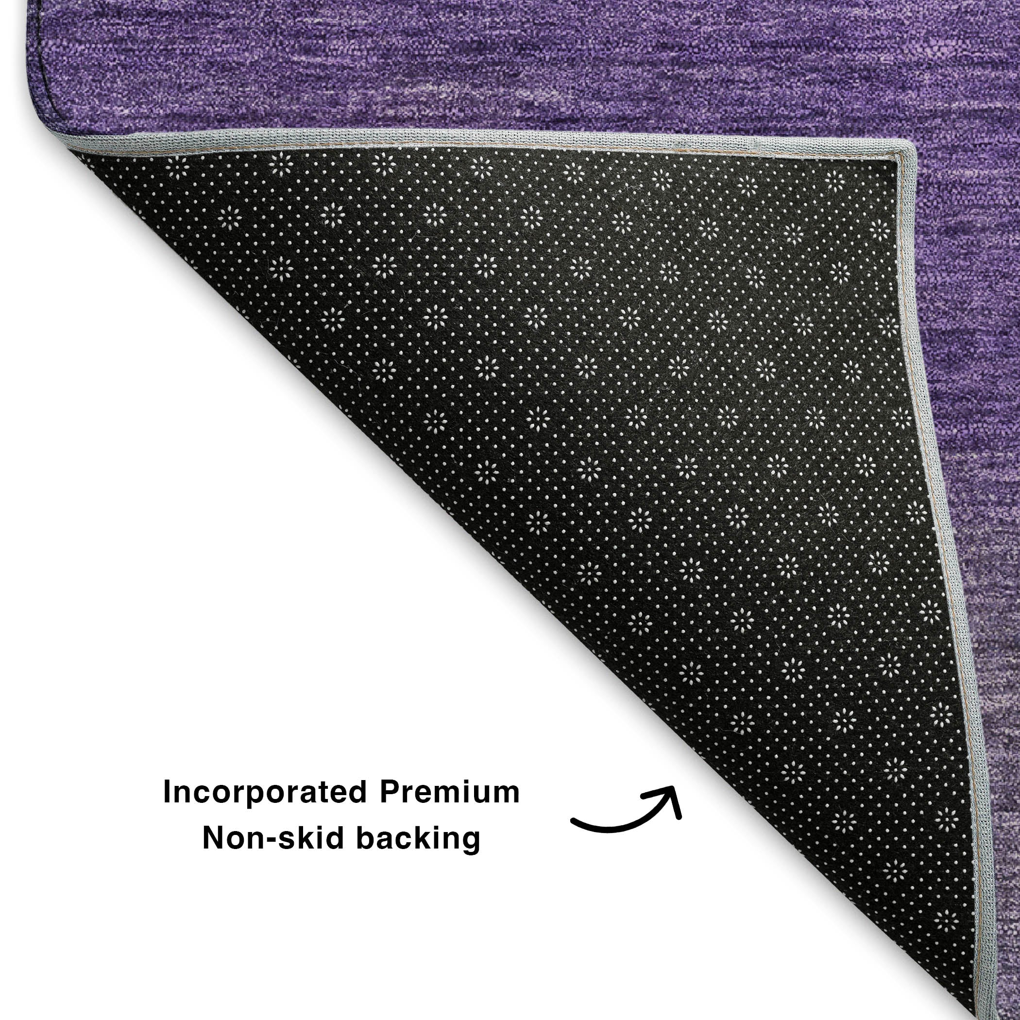 Sintra Machine Washable Transitional Purple Rug 1'8" x 2'6" #shape_Rectangle