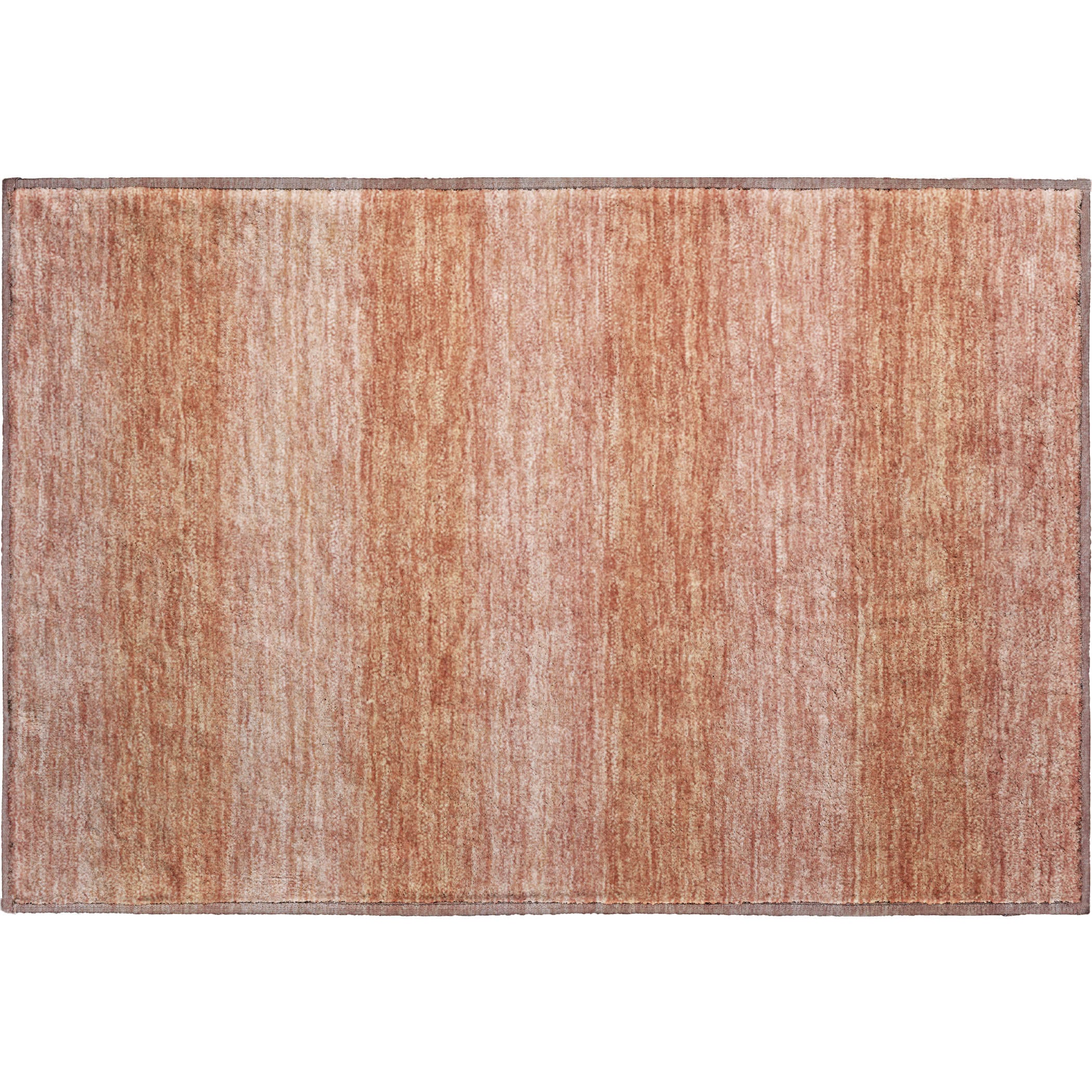 Sintra Machine Washable Transitional Terracotta Orange Rug 1'8" x 2'6" #shape_Rectangle