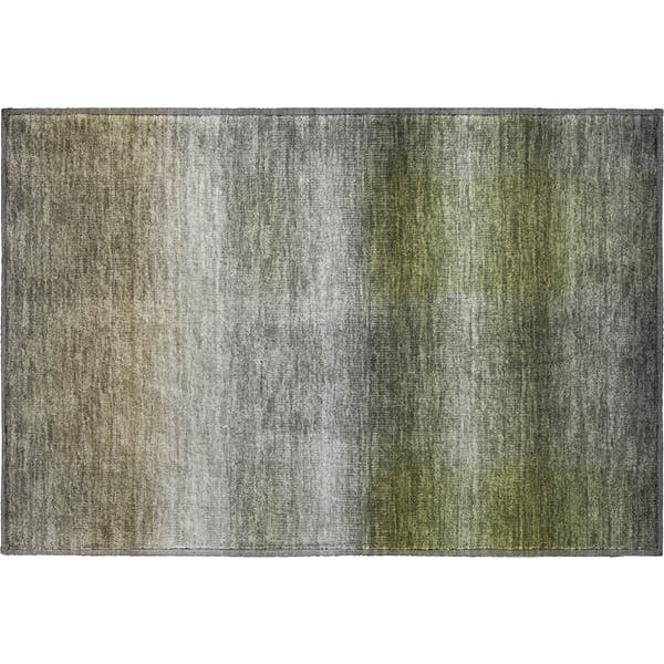 Colombo Machine Washable Transitional Pewter Gray Rug 1'8" x 2'6"
