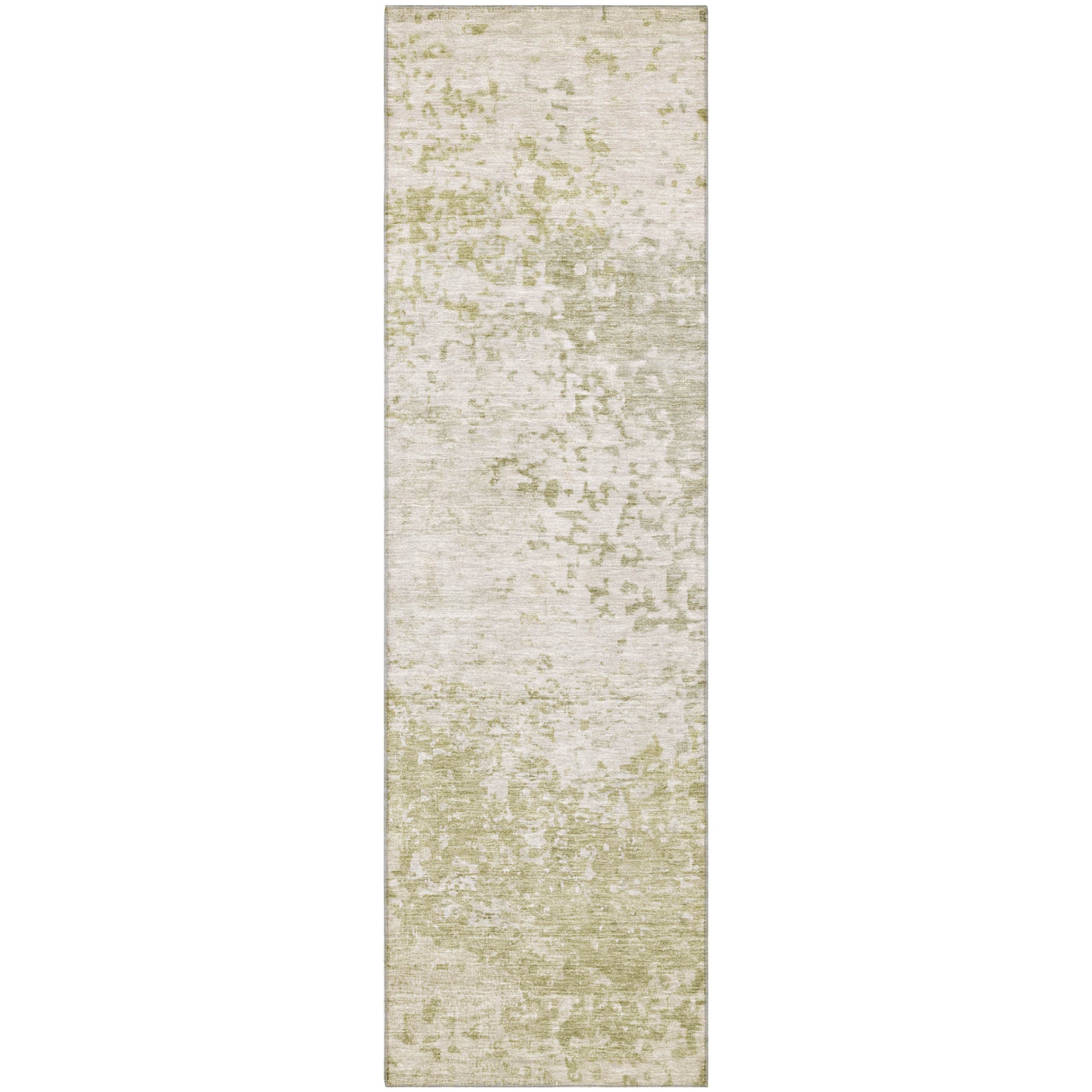 Oslo Machine Washable Transitional Beige Brown Rug 2'3" x 7'6" #shape_Runner