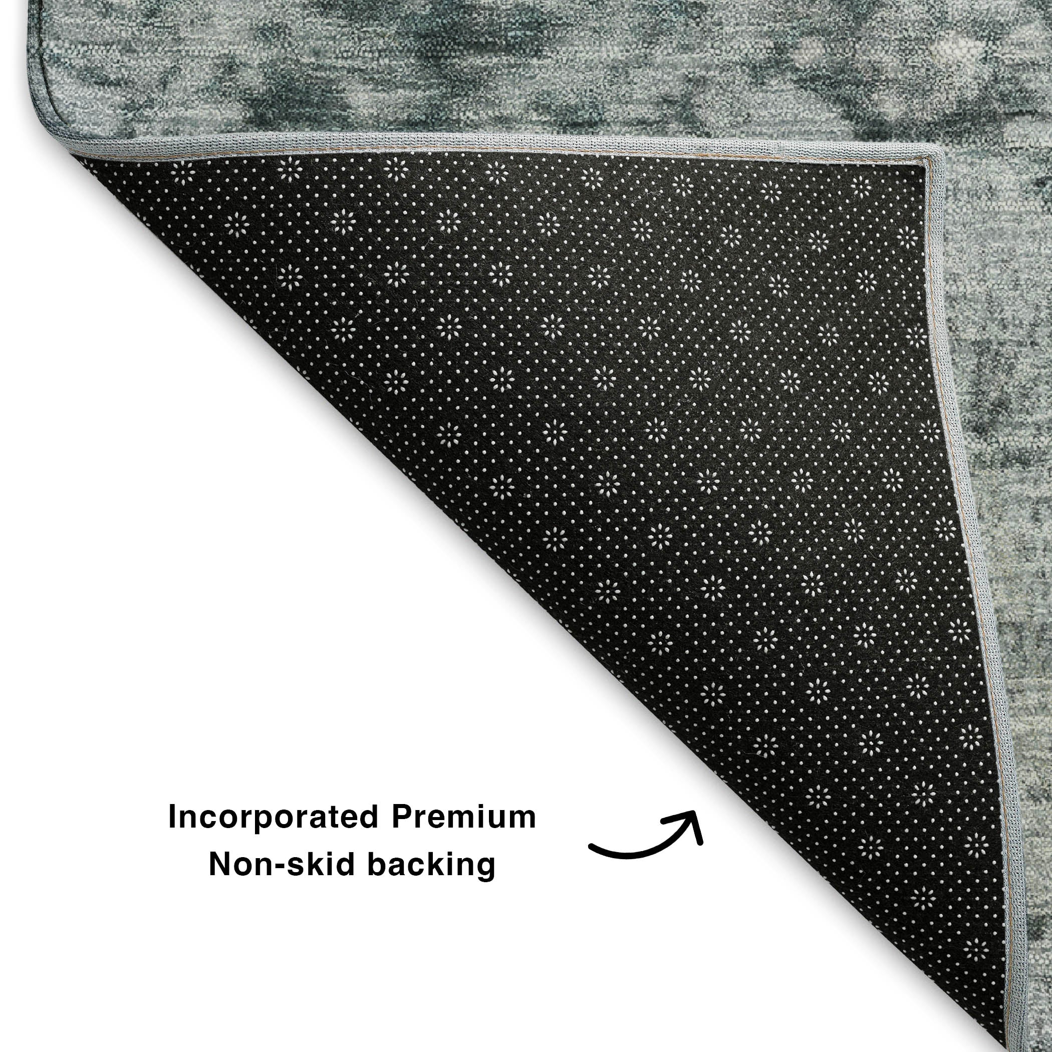 Oslo Machine Washable Transitional Denim Blue Rug 1'8" x 2'6" #shape_Rectangle