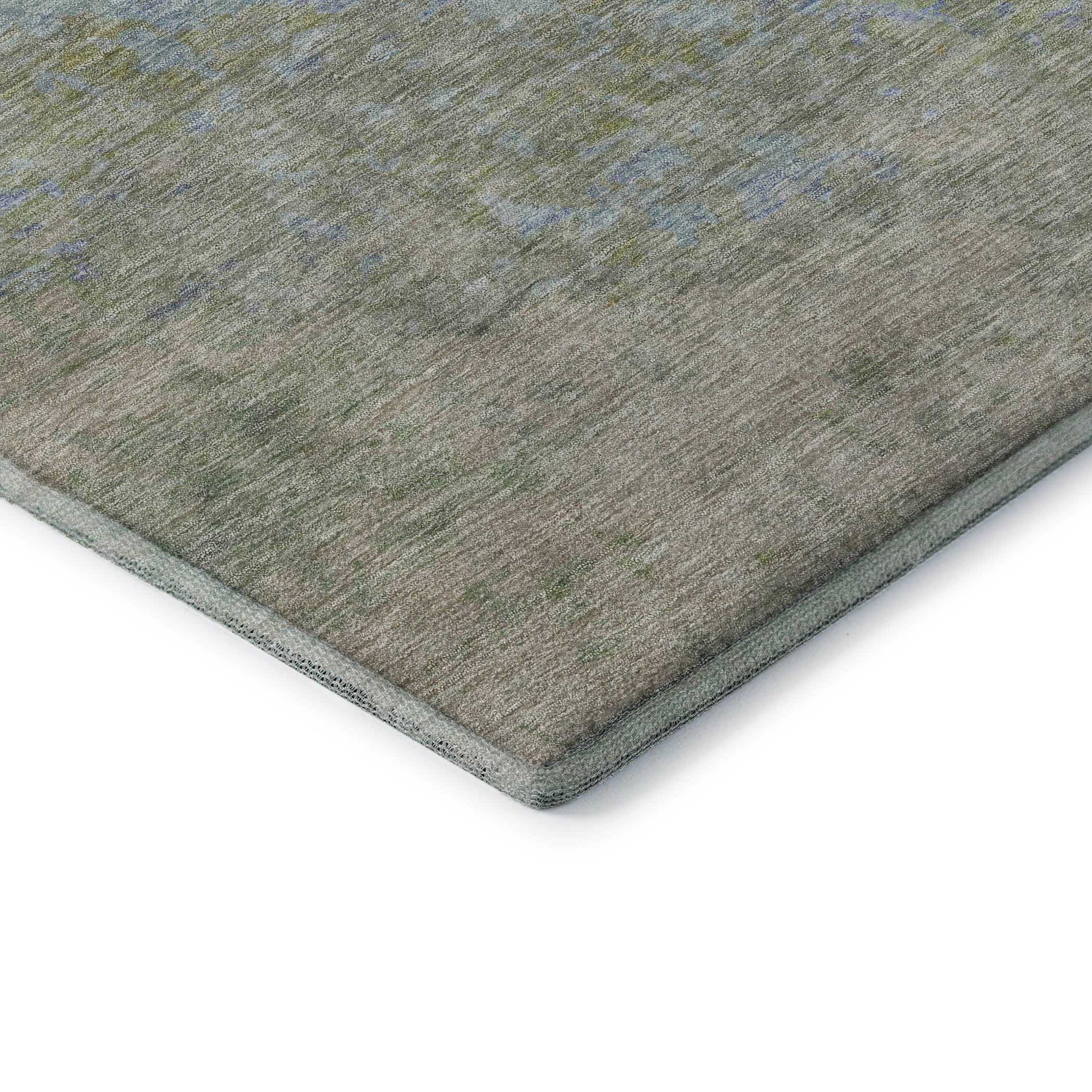 Oslo Machine Washable Transitional Sky Blue Rug 1'8" x 2'6" #shape_Rectangle