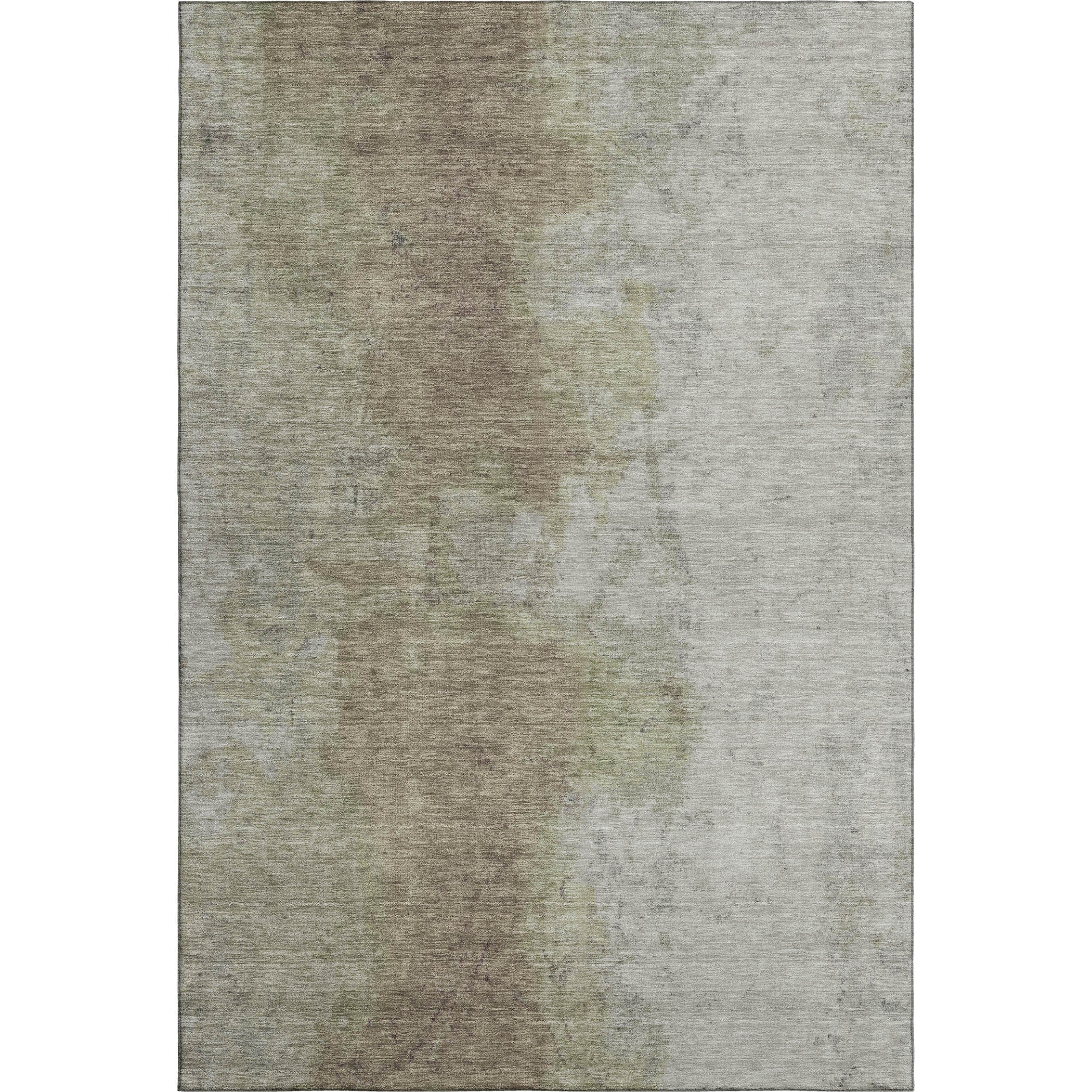 Salzburg Machine Washable Transitional Taupe Brown Rug 2'6" x 3'10" #shape_Rectangle