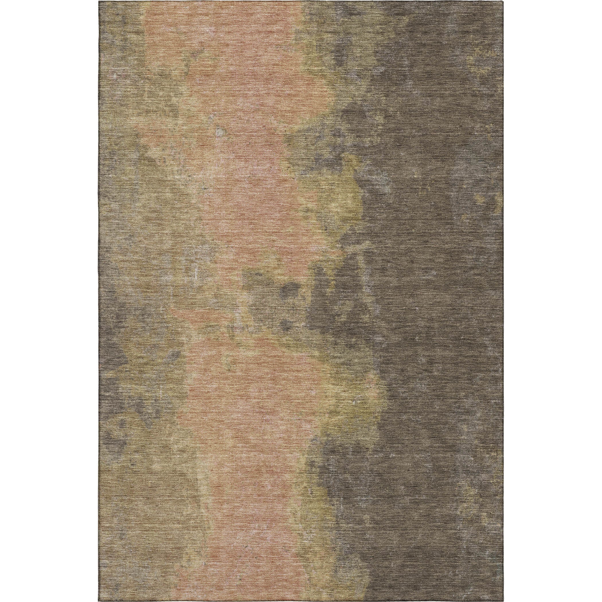 Dubrovnik Machine Washable Transitional Fudge Brown Rug 2'6" x 3'10" #shape_Rectangle