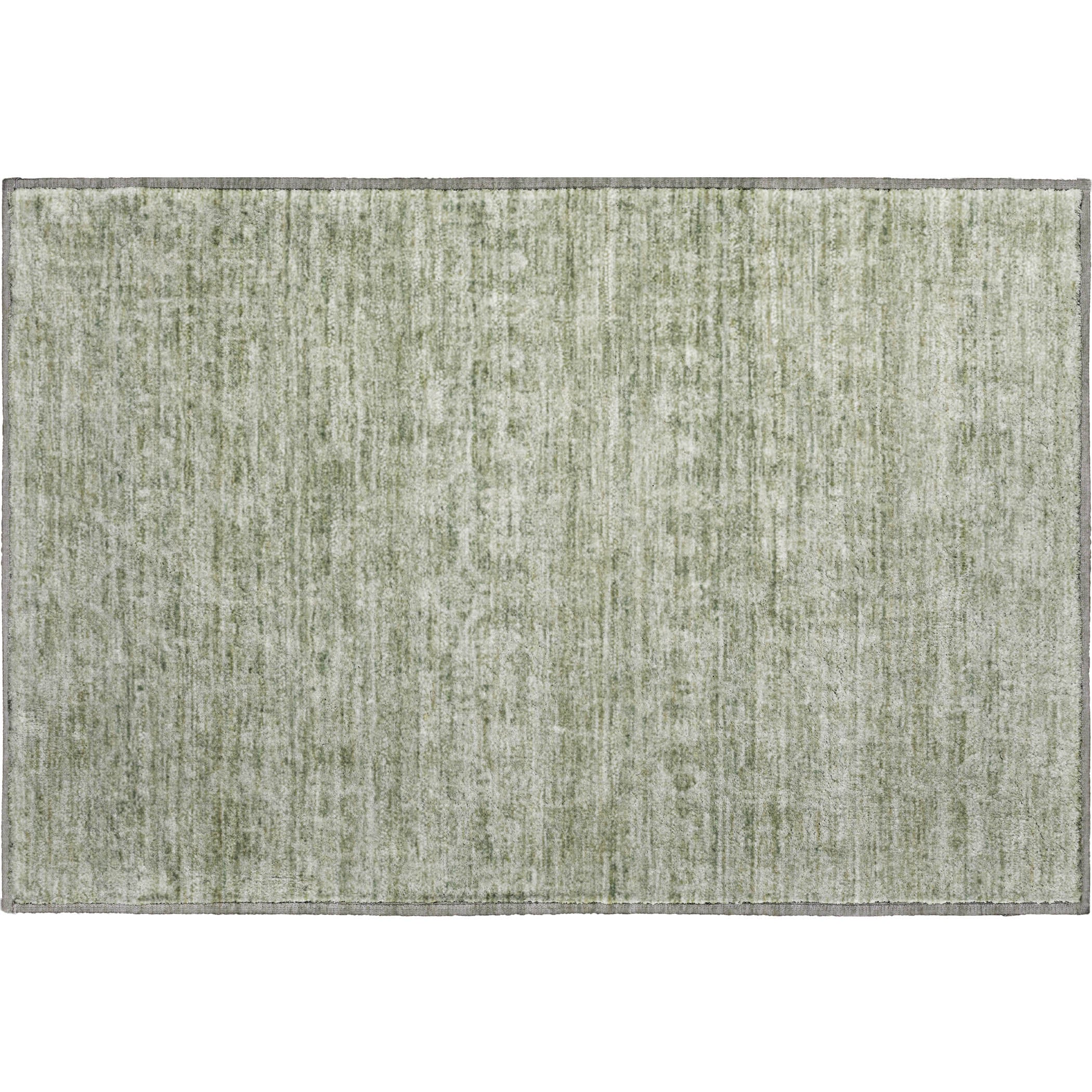 Seville Machine Washable Transitional Sage Green Rug 1'8" x 2'6" #shape_Rectangle