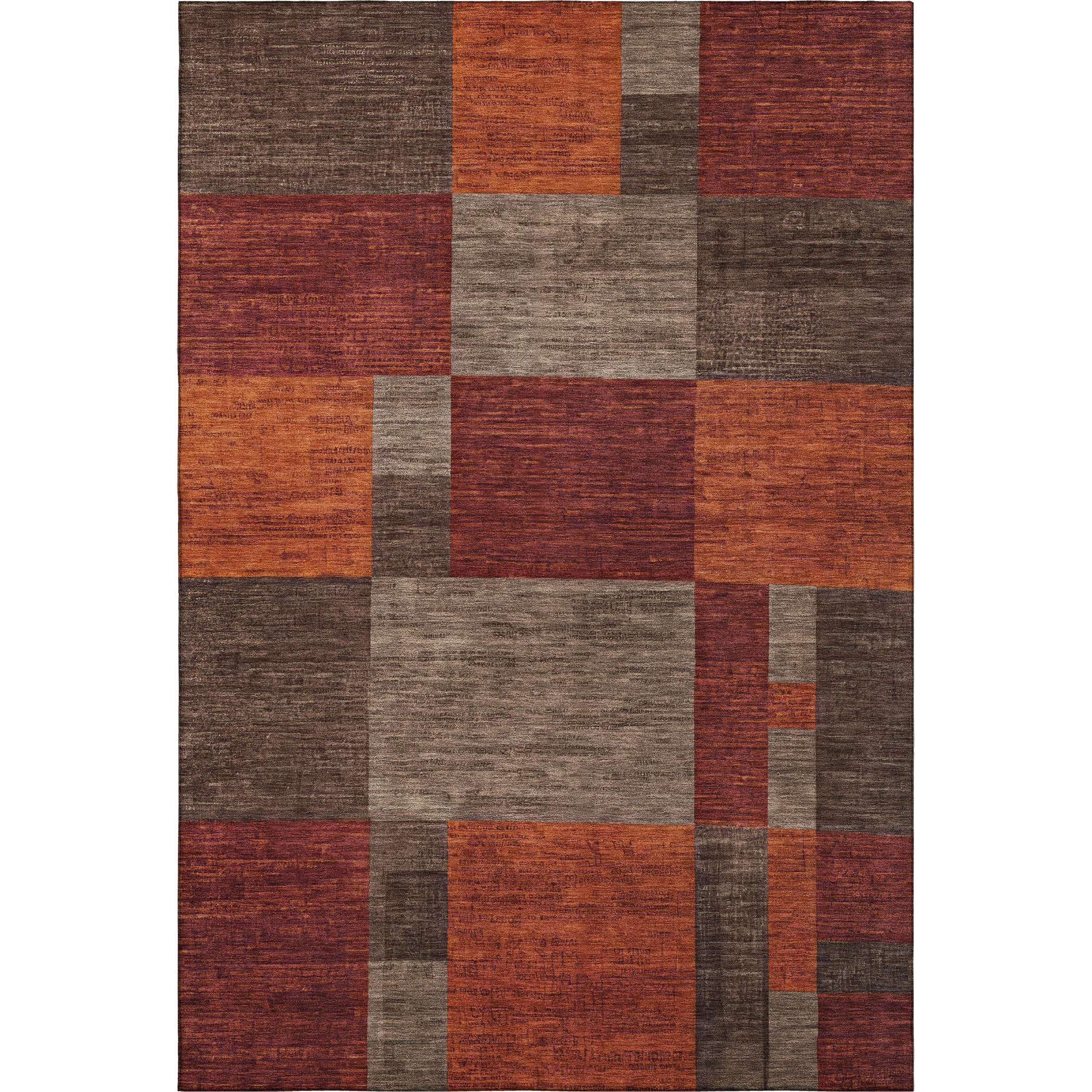 Cartagena Machine Washable Transitional Chocolate Brown Rug 2'6" x 3'10" #shape_Rectangle
