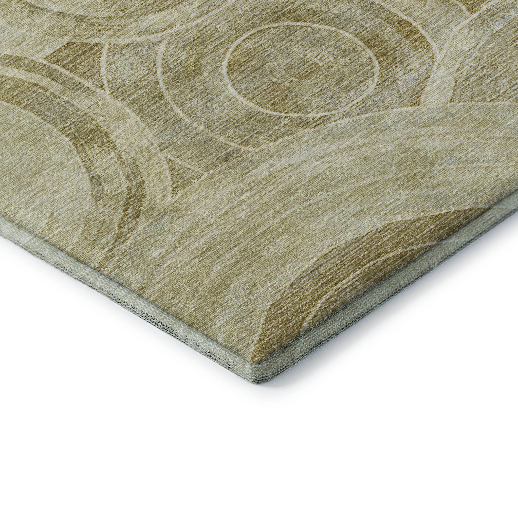 Colombo Machine Washable Transitional Wheat Gold Rug 1'8" x 2'6" #shape_Rectangle