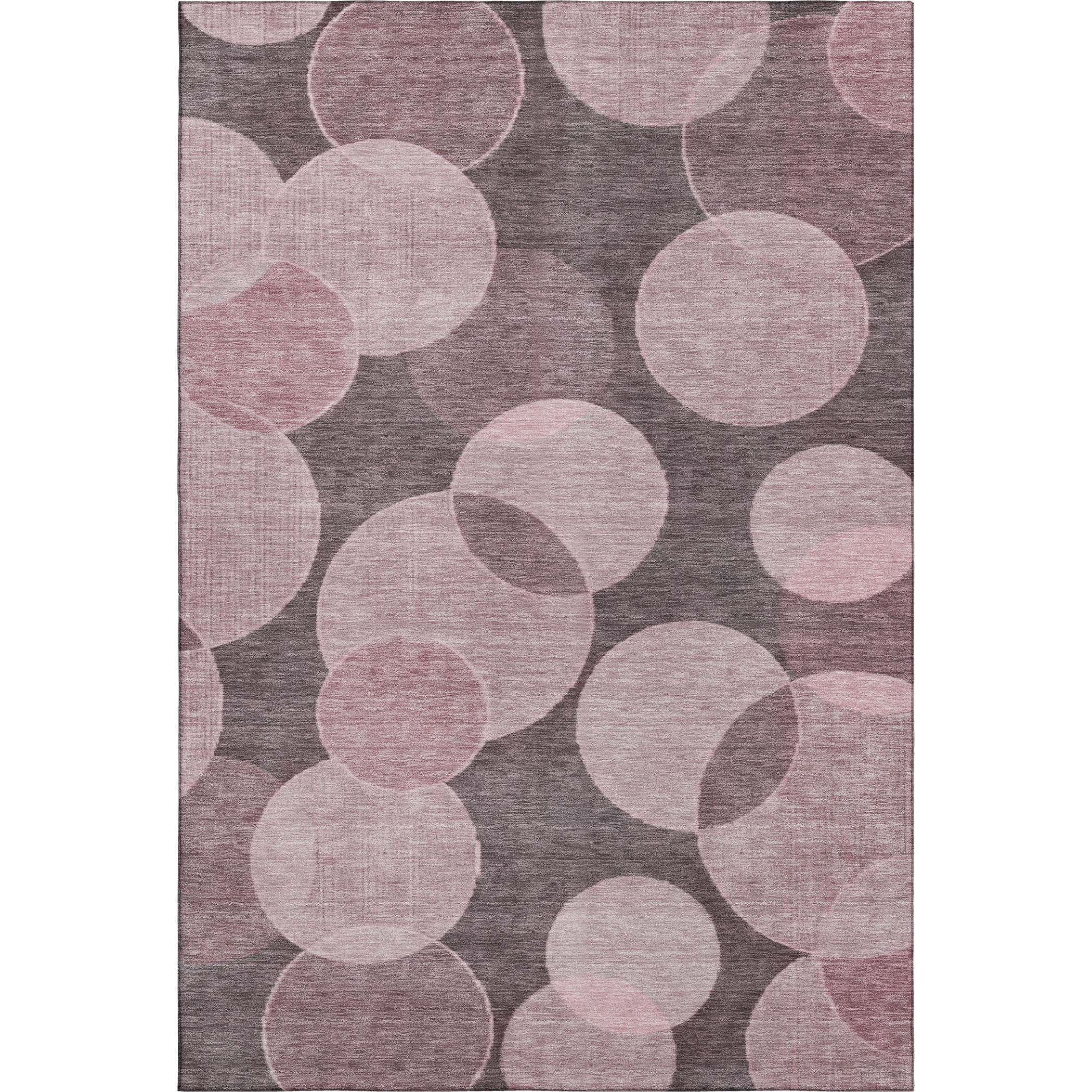 Colombo Machine Washable Transitional Blush Pink Rug 2'6" x 3'10" #shape_Rectangle
