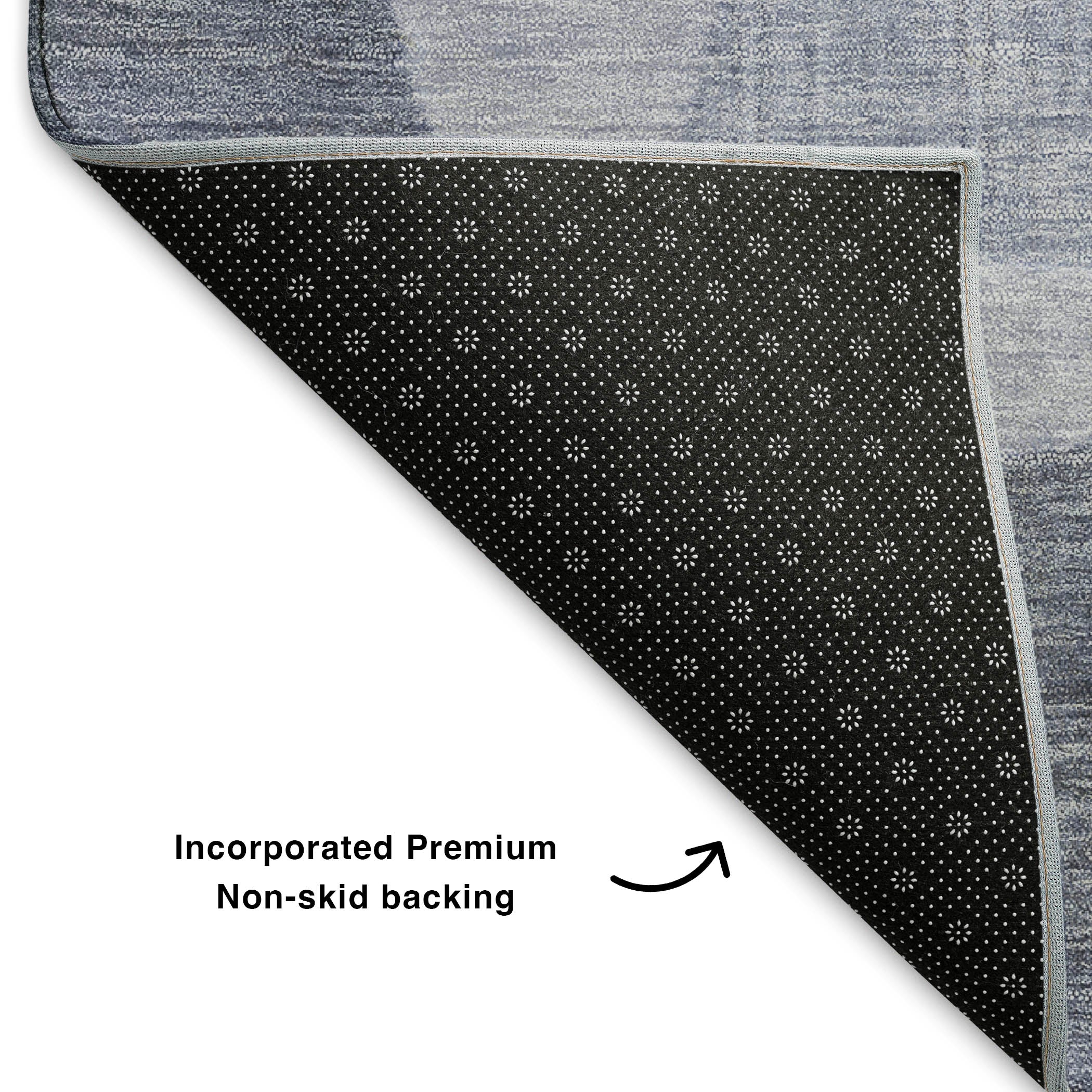 Colombo Machine Washable Transitional Denim Blue Rug 1'8" x 2'6" #shape_Rectangle