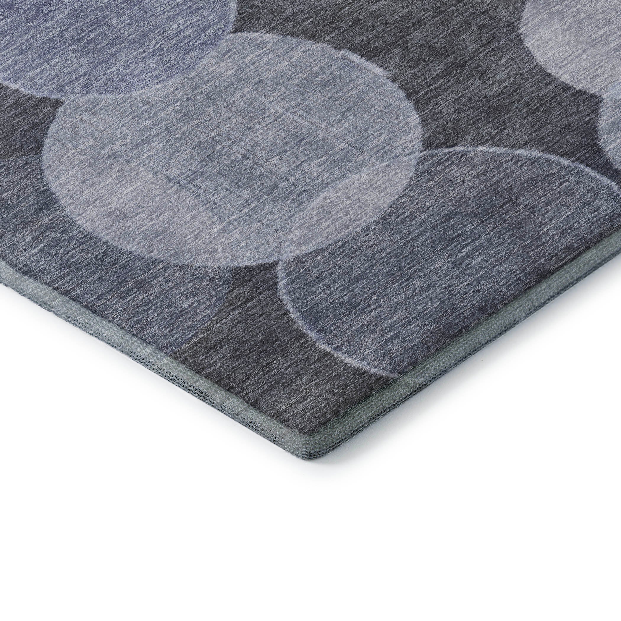 Colombo Machine Washable Transitional Denim Blue Rug 1'8" x 2'6" #shape_Rectangle
