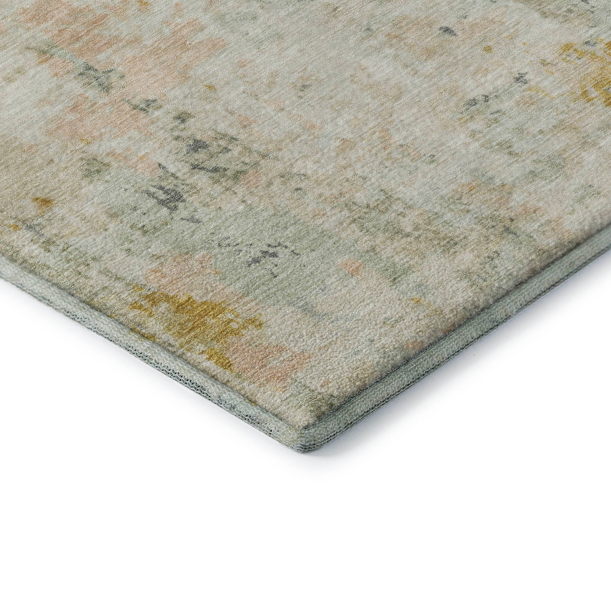 Chiang Mai Machine Washable Transitional Beige Brown Rug 1'8" x 2'6" #shape_Rectangle