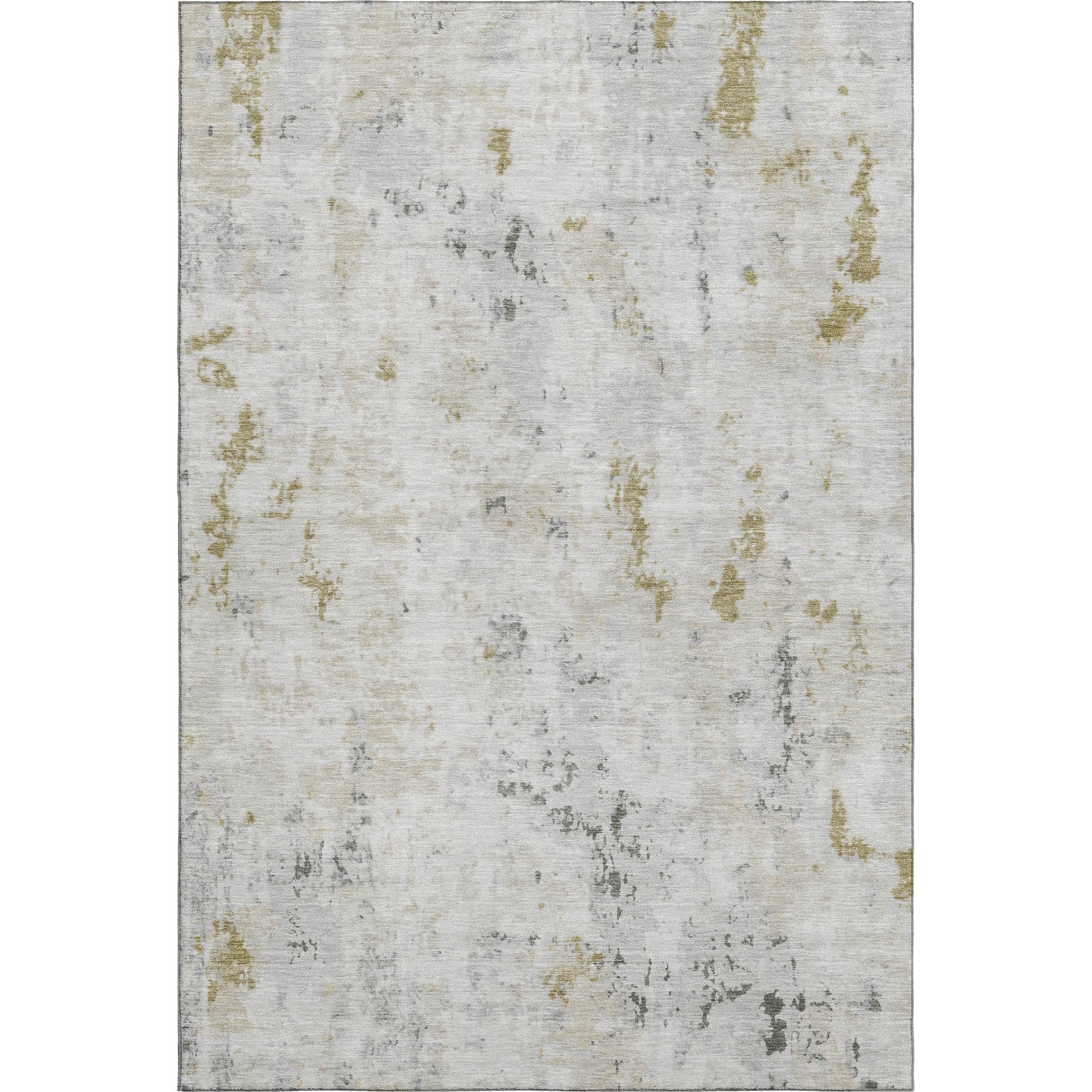 Chiang Mai Machine Washable Transitional Linen Ivory Rug 2'6" x 3'10" #shape_Rectangle