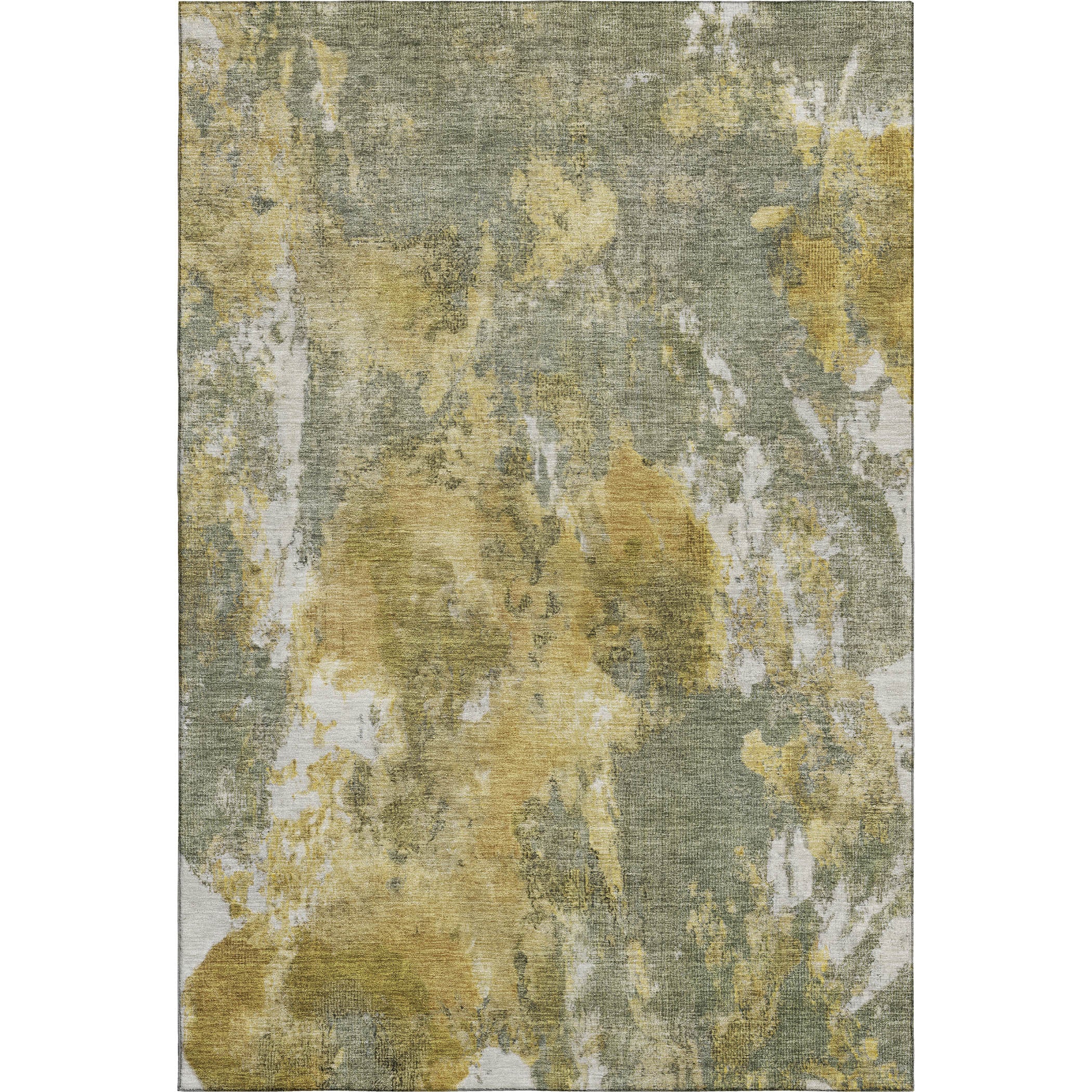 Queenstown Machine Washable Transitional Taupe Brown Rug 2'6" x 3'10" #shape_Rectangle