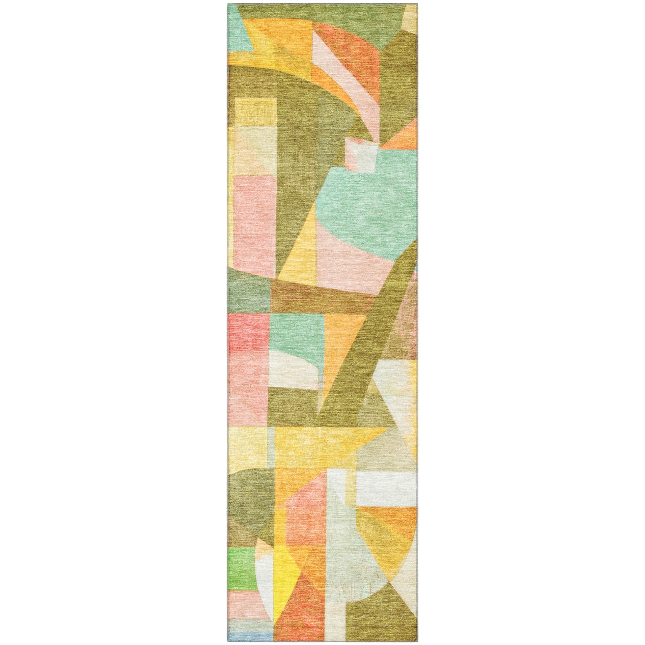 Lucerne Machine Washable Transitional Wheat Gold Rug 2'3" x 7'6" #shape_Runner