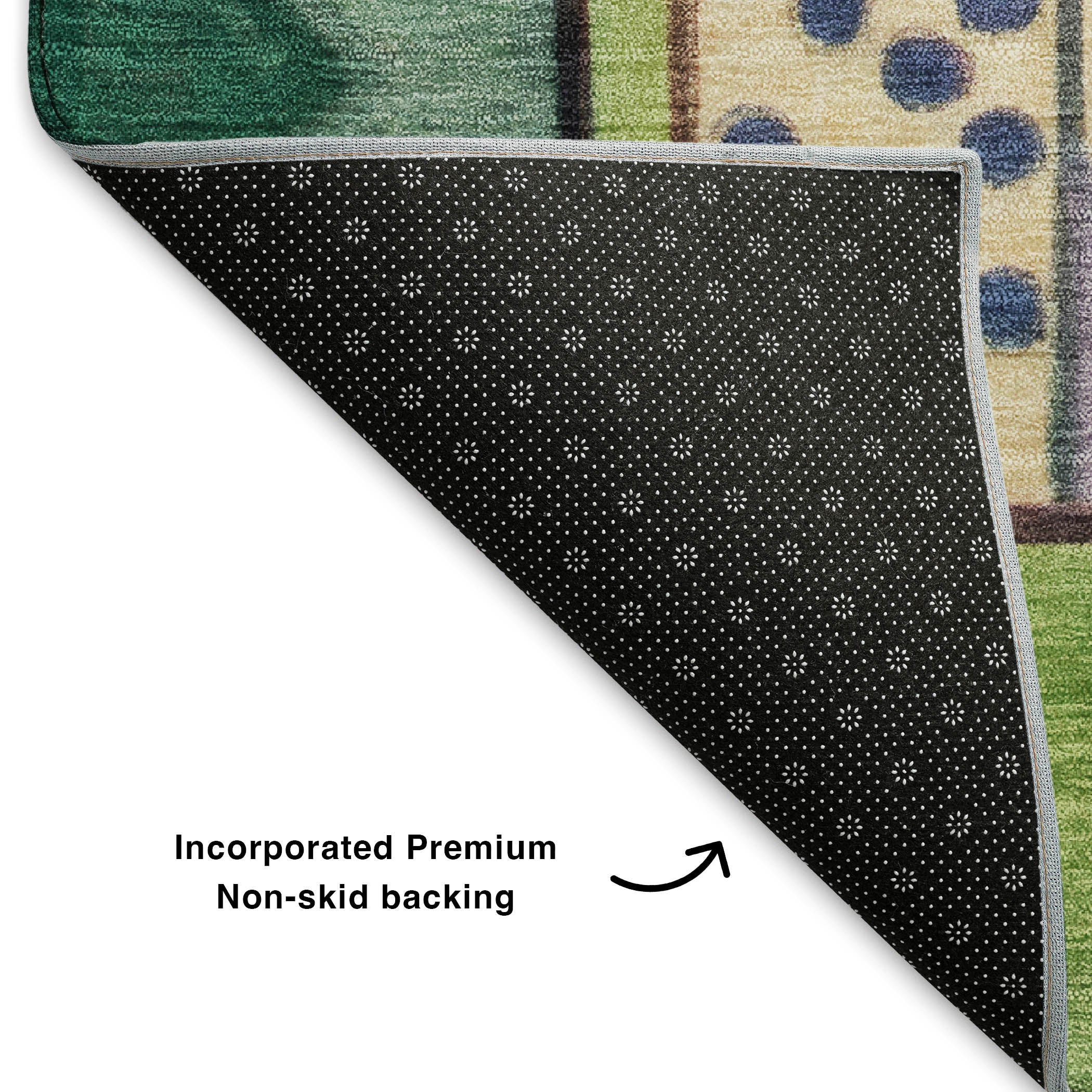 Queenstown Machine Washable Transitional Gold Rug 1'8" x 2'6" #shape_Rectangle