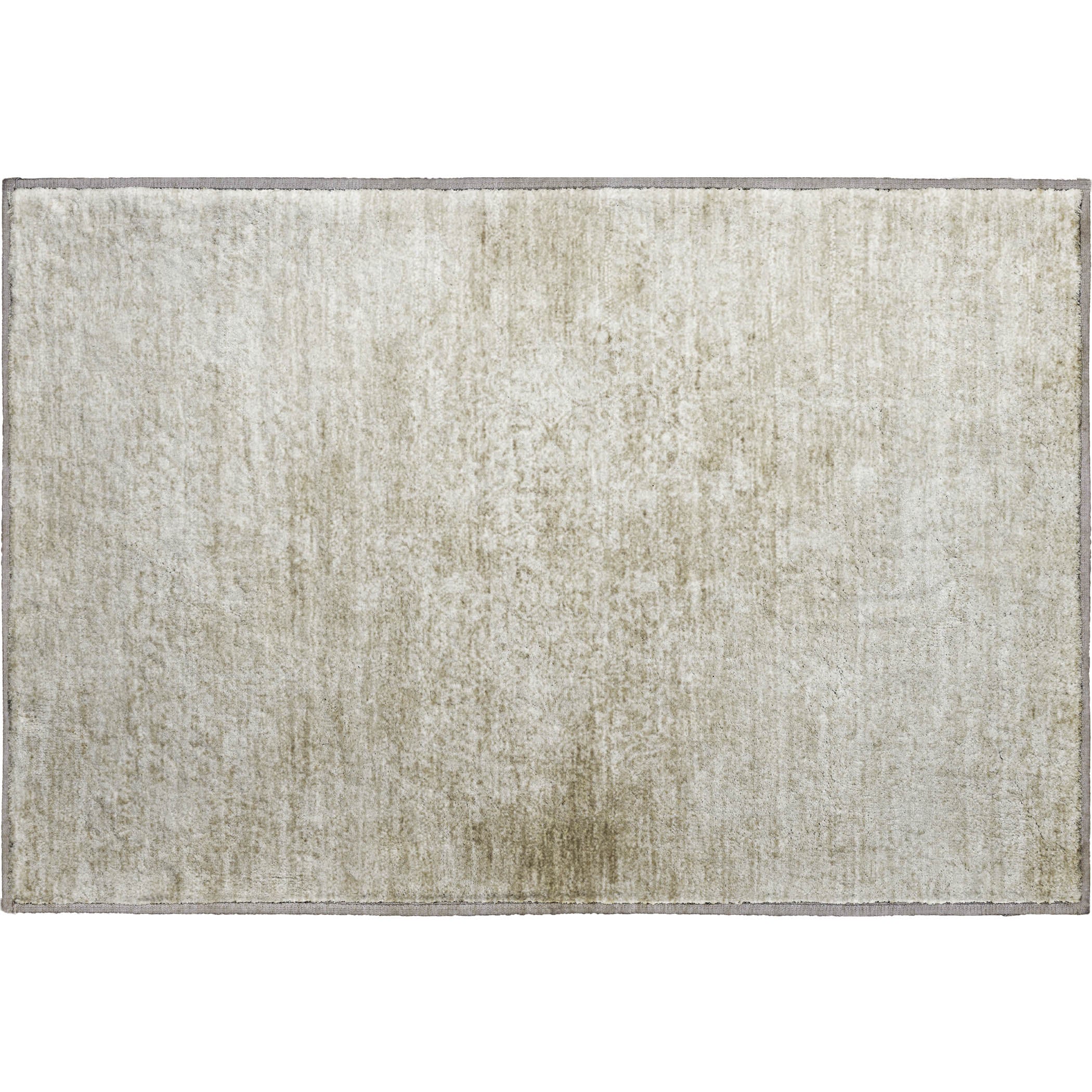 Montevideo Machine Washable Traditional Beige Brown Rug 1'8" x 2'6" #shape_Rectangle