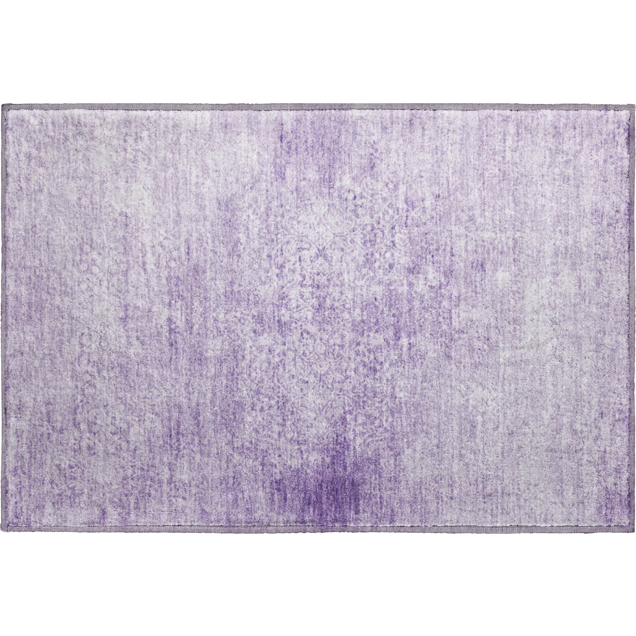 Montevideo Machine Washable Traditional Lilac Purple Rug 1'8" x 2'6" #shape_Rectangle