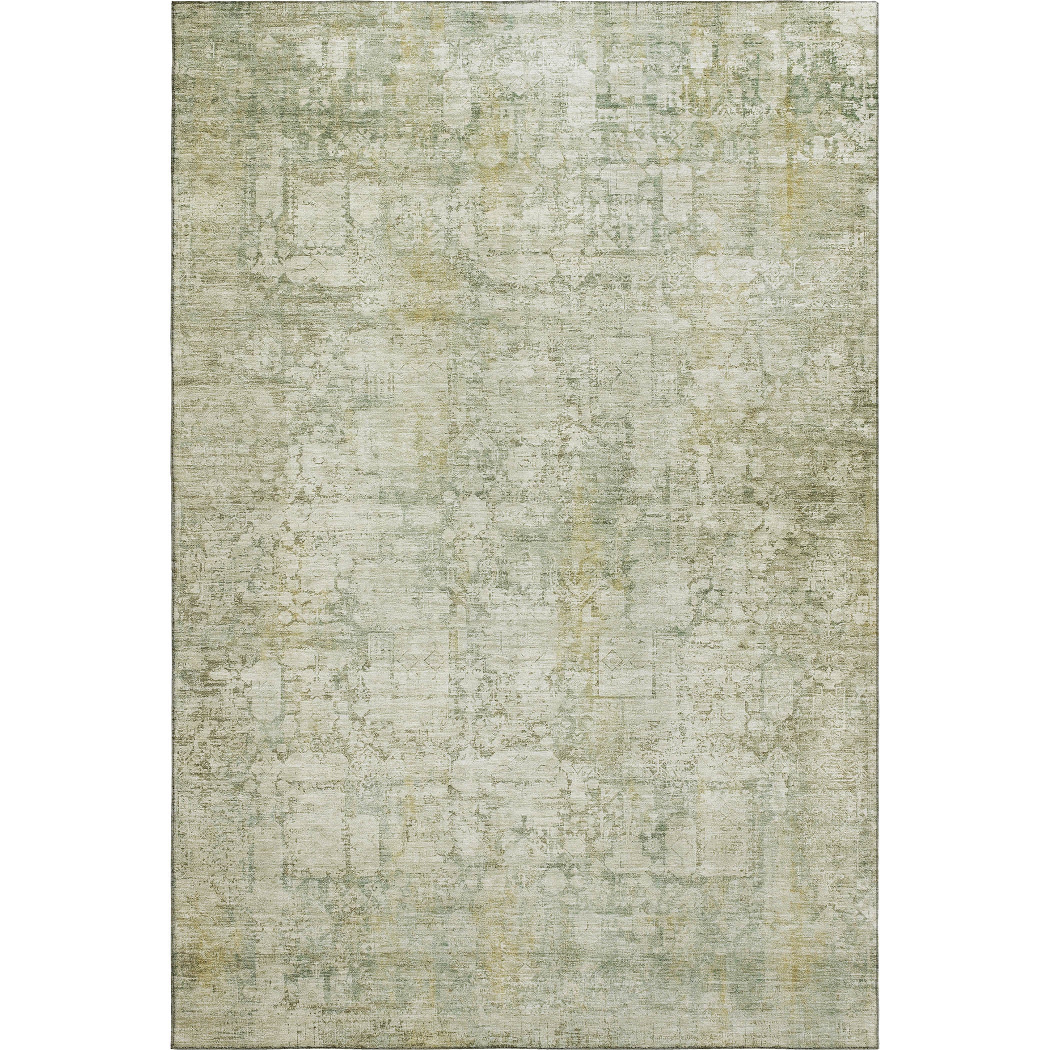 Bern Machine Washable Transitional Beige Brown Rug 2'6" x 3'10" #shape_Rectangle
