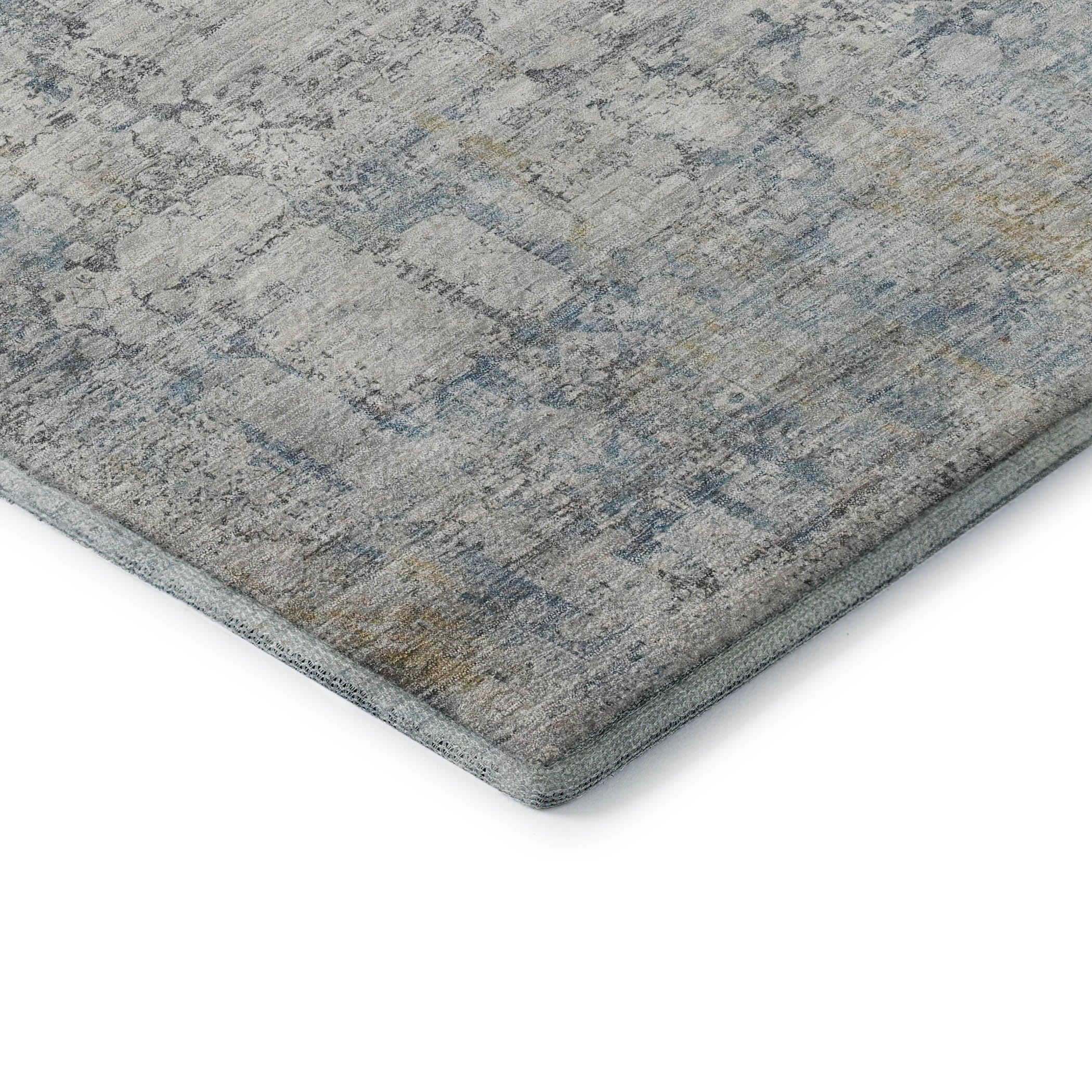 Bern Machine Washable Transitional Linen Ivory Rug 1'8" x 2'6" #shape_Rectangle