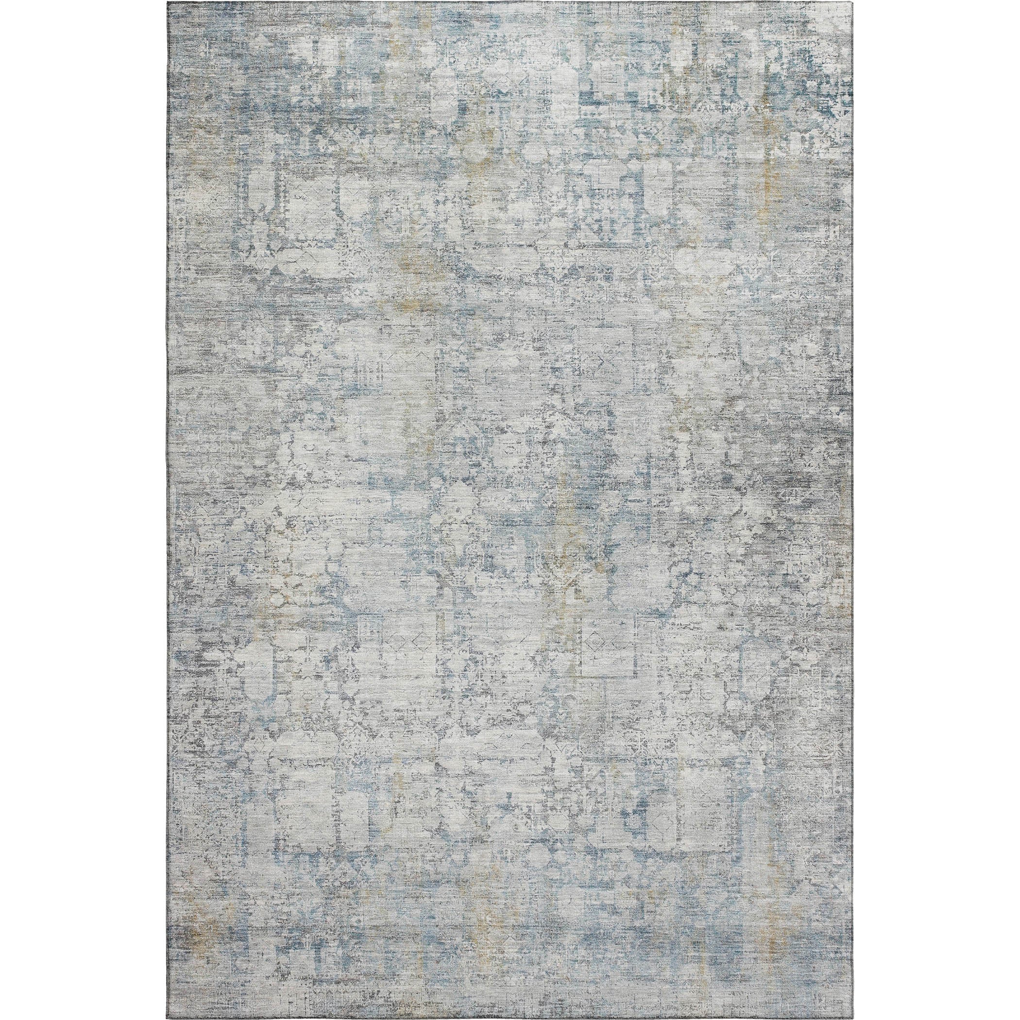 Bern Machine Washable Transitional Linen Ivory Rug 2'6" x 3'10" #shape_Rectangle