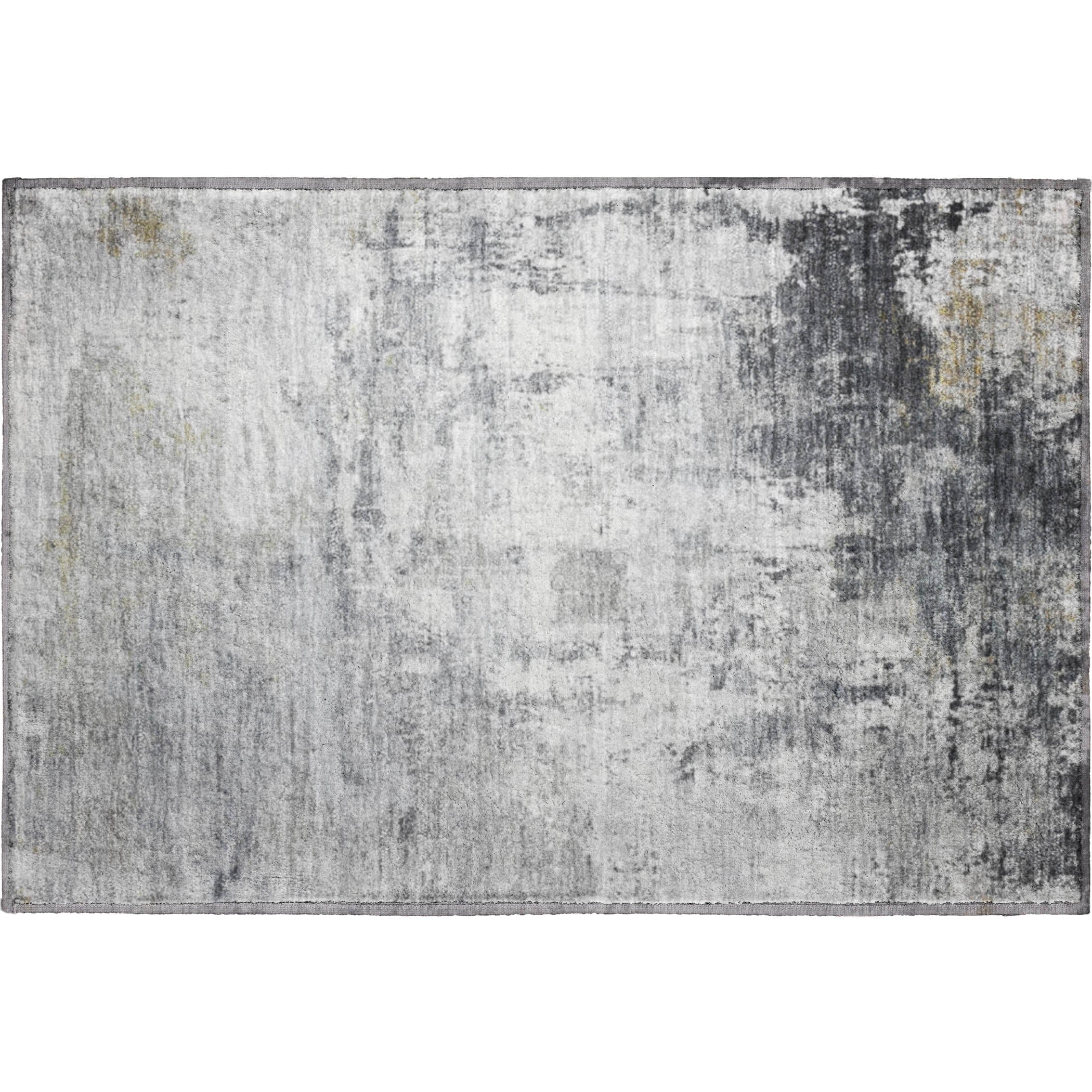 Athens Machine Washable Transitional Gray Rug 1'8" x 2'6" #shape_Rectangle