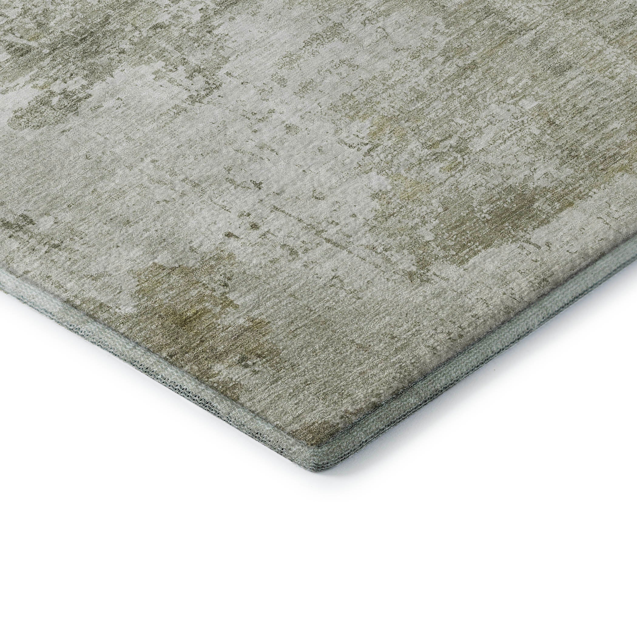 Athens Machine Washable Transitional Taupe Brown Rug 1'8" x 2'6" #shape_Rectangle