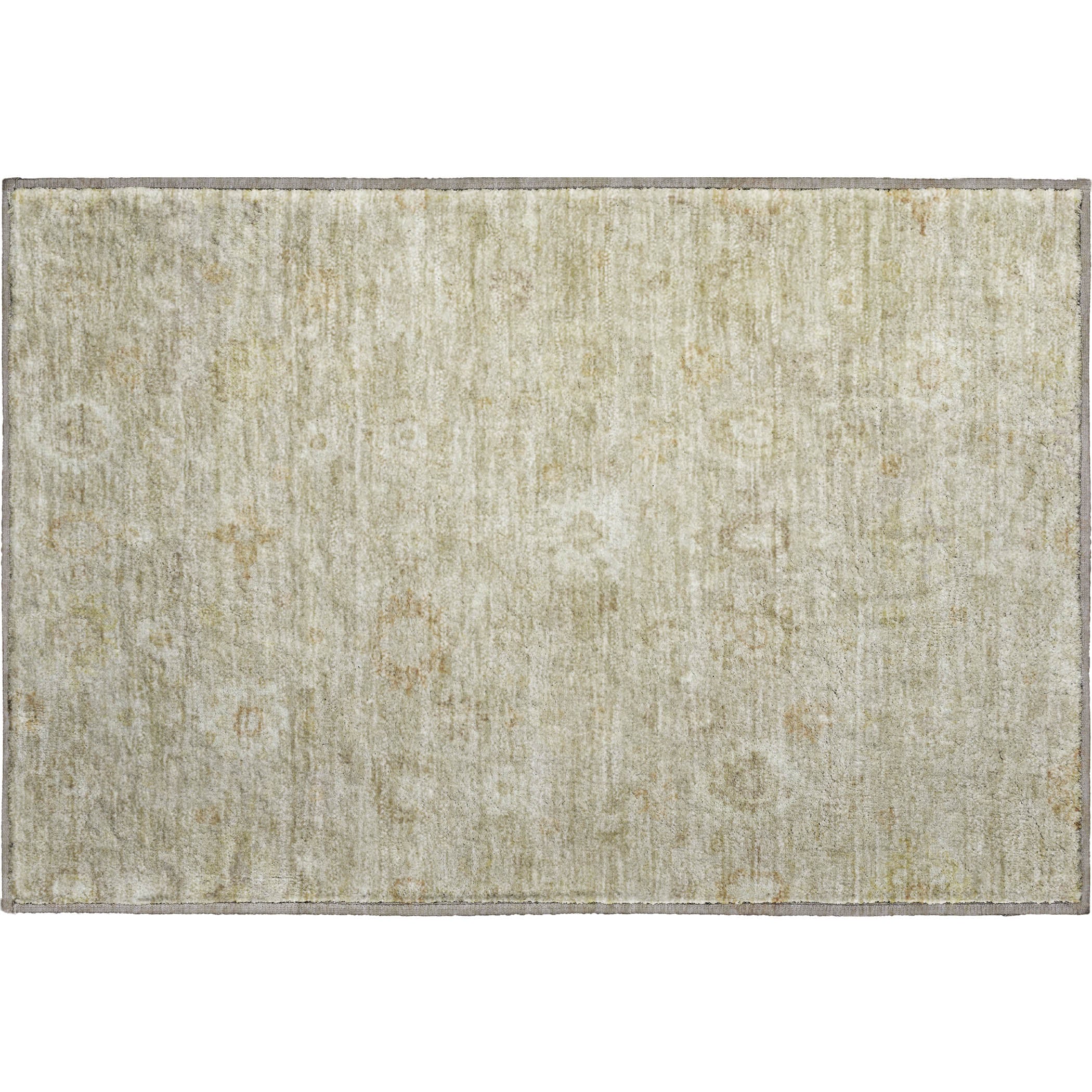 Ghent Machine Washable Transitional Beige Brown Rug 1'8" x 2'6" #shape_Rectangle