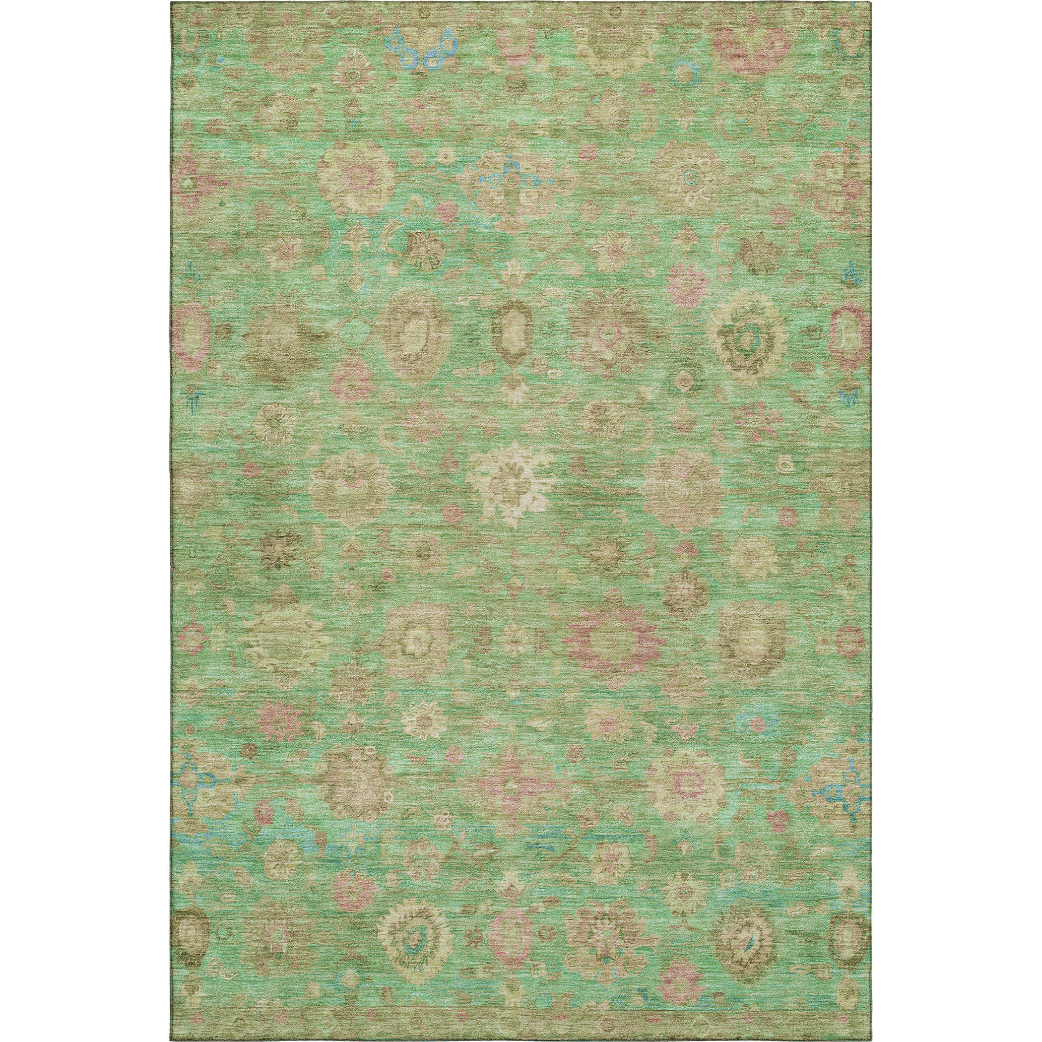 Ghent Machine Washable Transitional Lime Green Rug 2'6" x 3'10" #shape_Rectangle