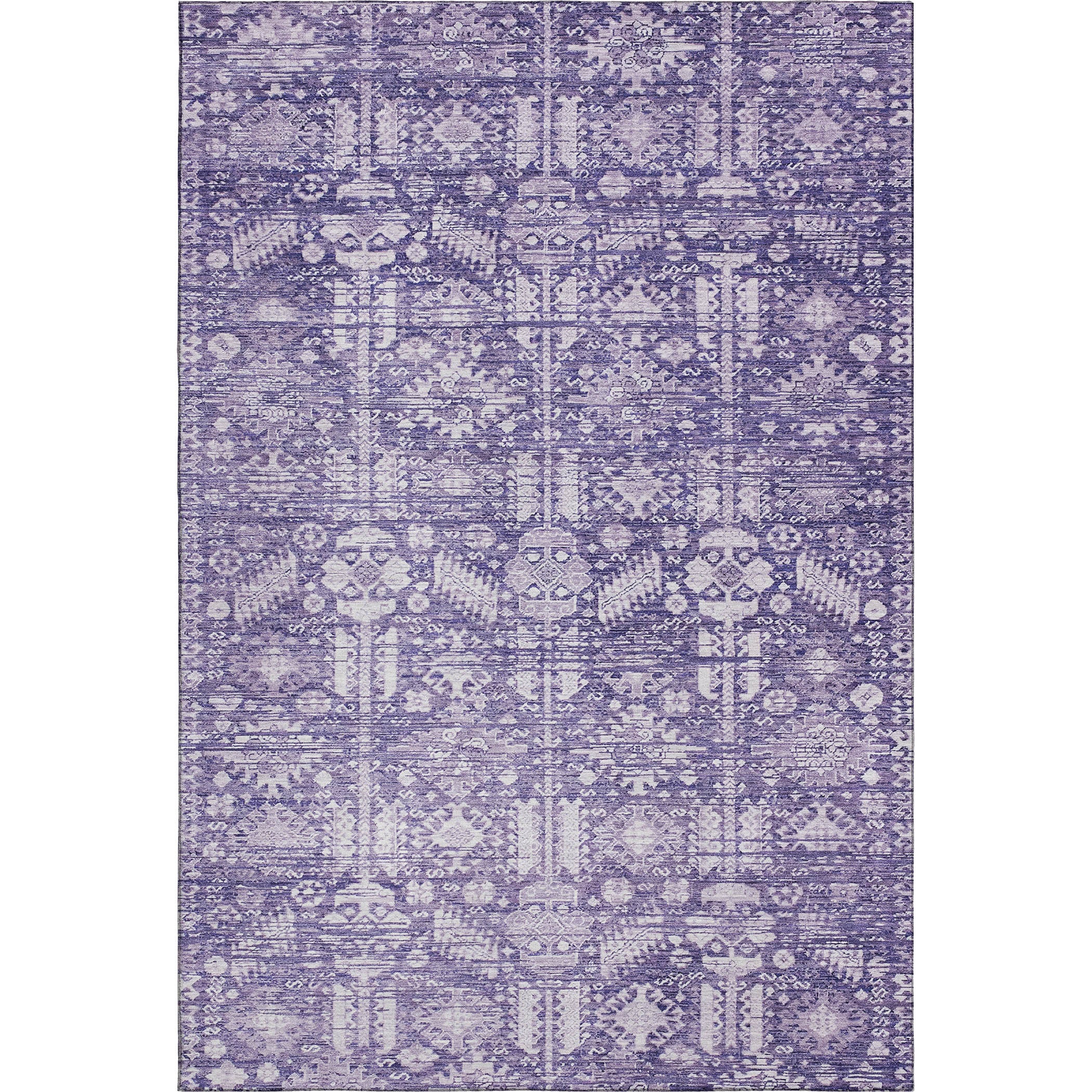 Bern Machine Washable Transitional Purple Rug 2'6" x 3'10" #shape_Rectangle