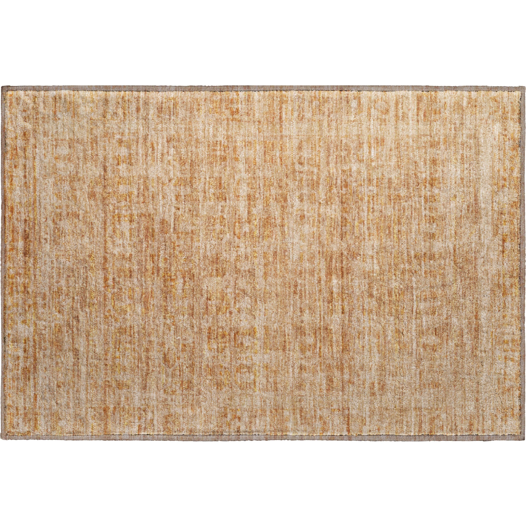 Luang Prabang Machine Washable Transitional Coral Orange Rug 1'8" x 2'6" #shape_Rectangle