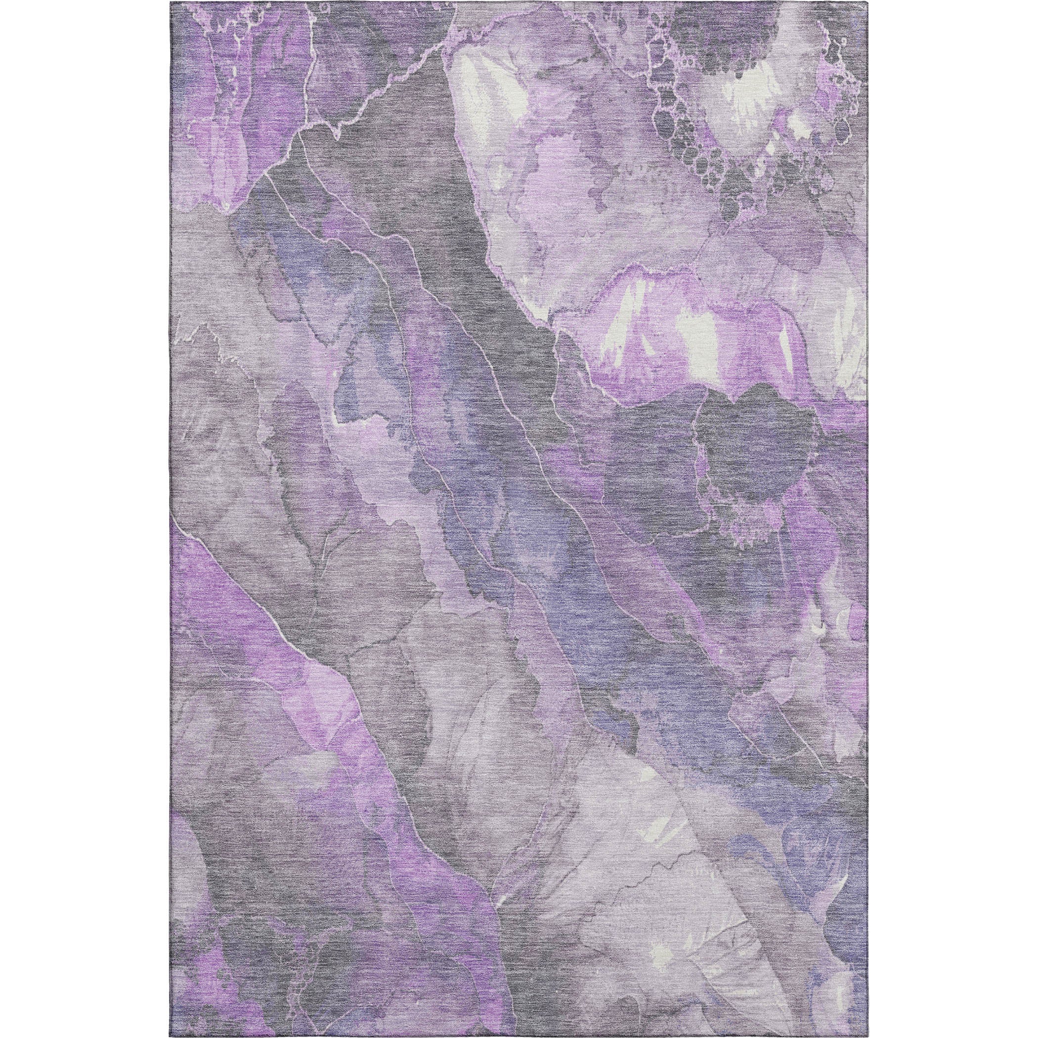 Lima Machine Washable Transitional Purple Rug 2'6" x 3'10" #shape_Rectangle